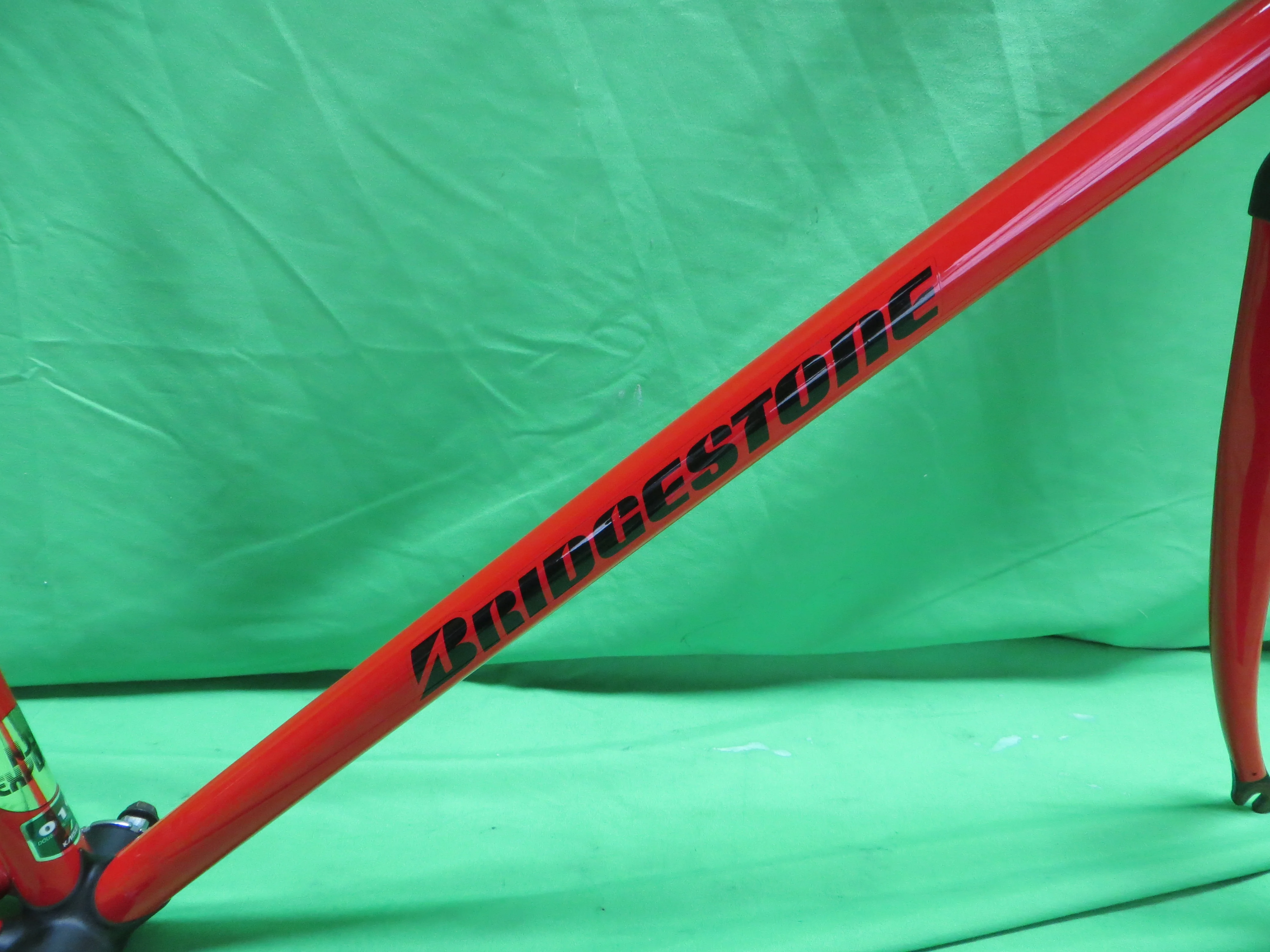 Bridgestone Columbus Max Fork // Red / Matte Black Lugs / // 50.5cm - Image 13