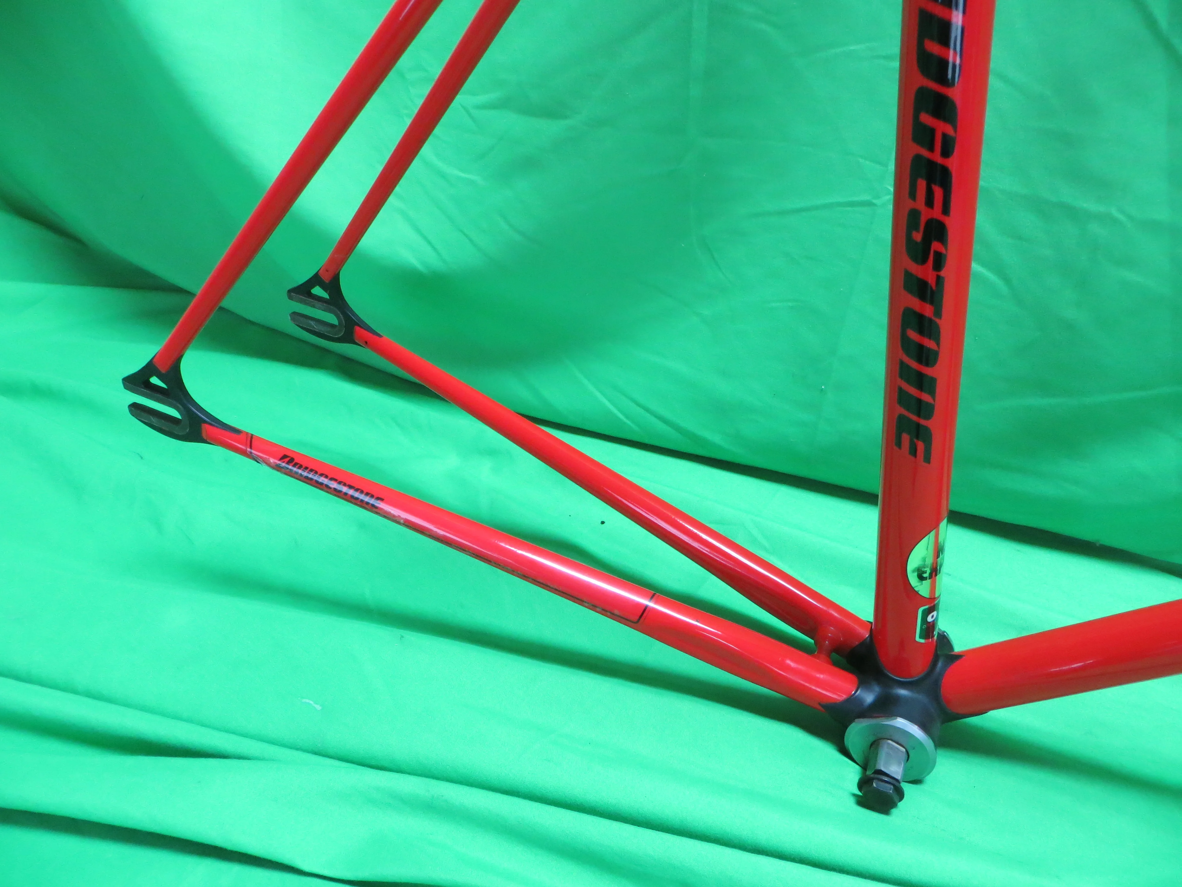Bridgestone Columbus Max Fork // Red / Matte Black Lugs / // 50.5cm - Image 14