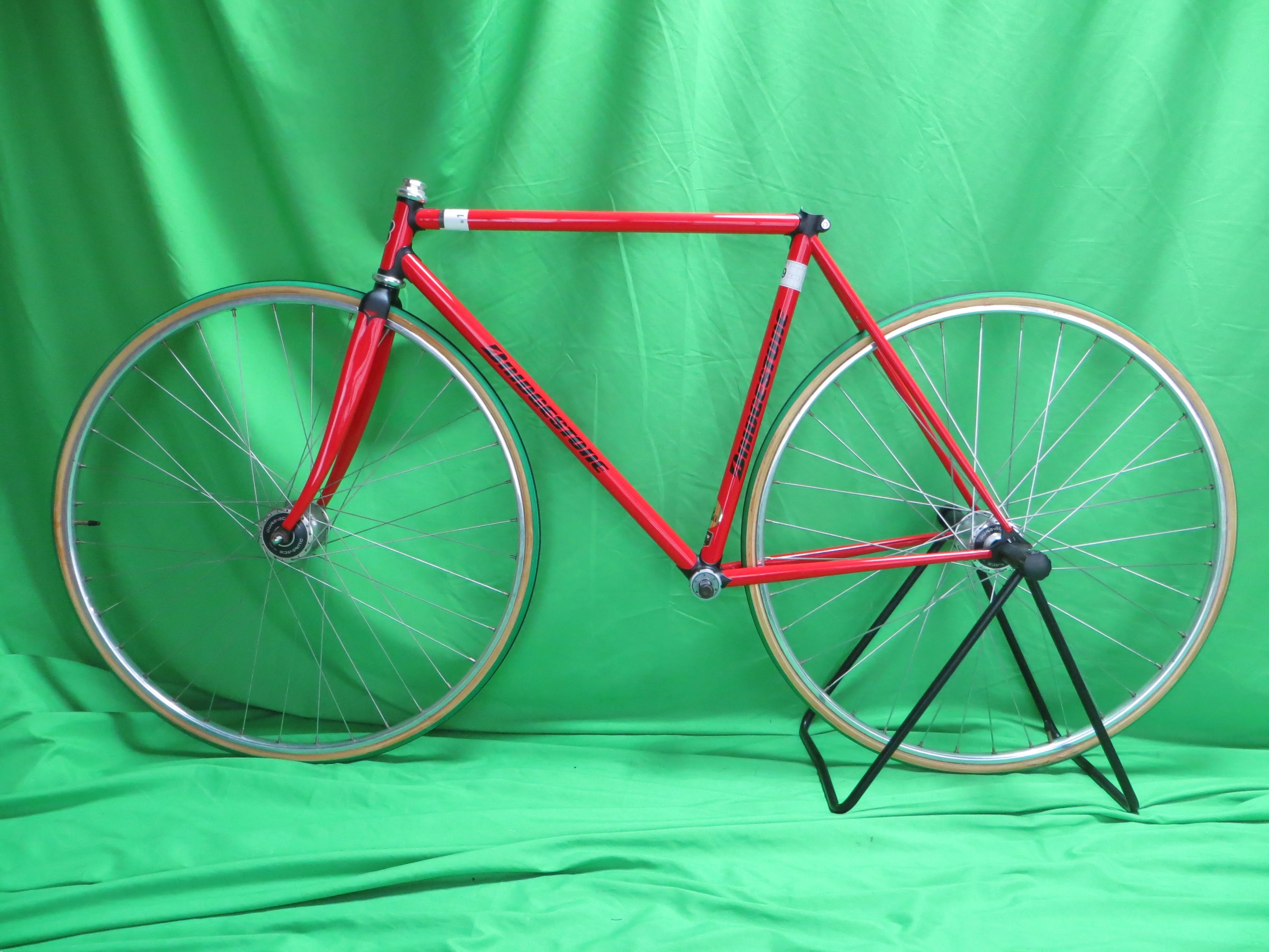 Bridgestone Columbus Max Fork // Red / Matte Black Lugs / // 50.5cm - Image 16