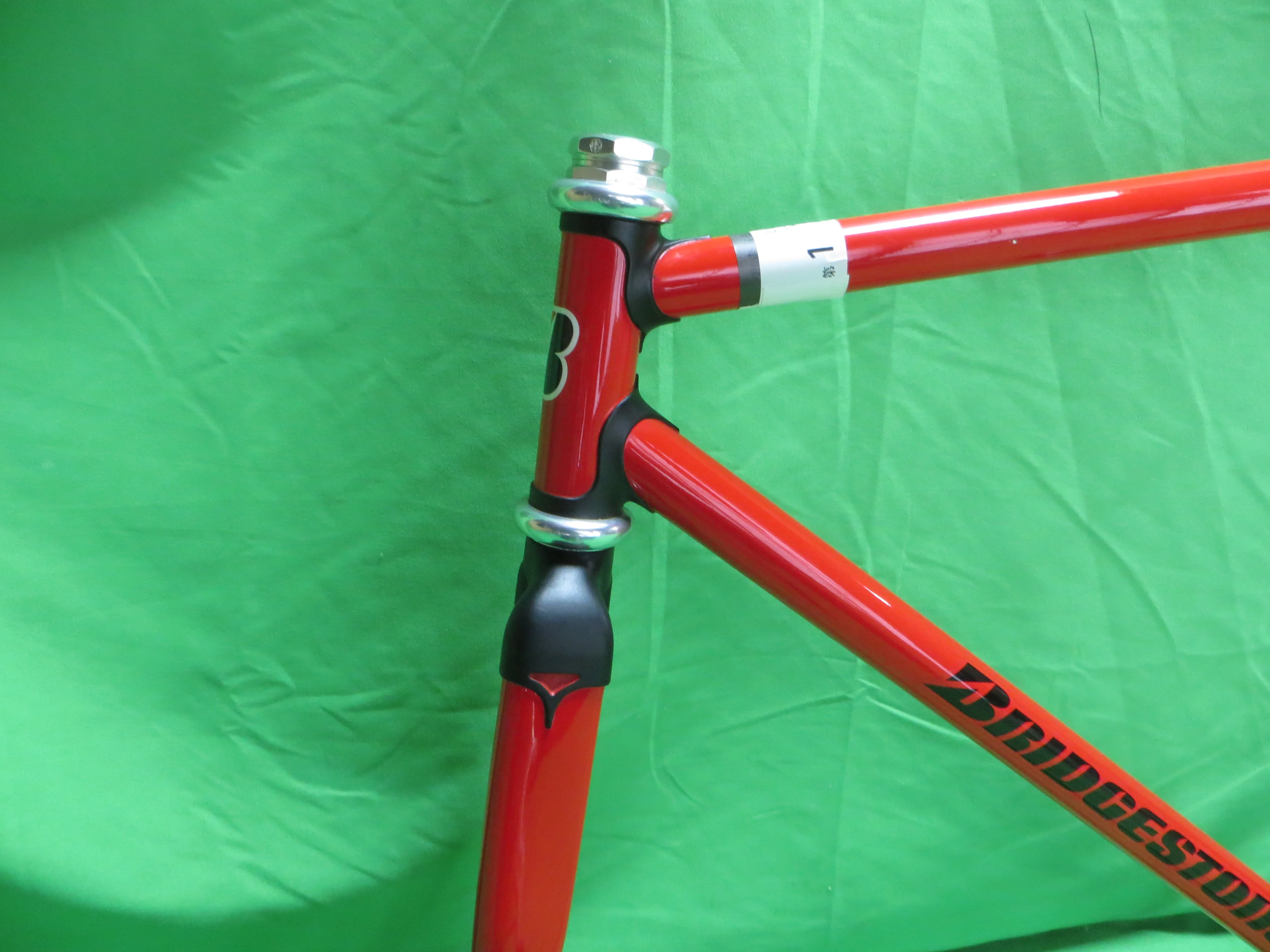 Bridgestone Columbus Max Fork // Red / Matte Black Lugs / // 50.5cm - Image 2