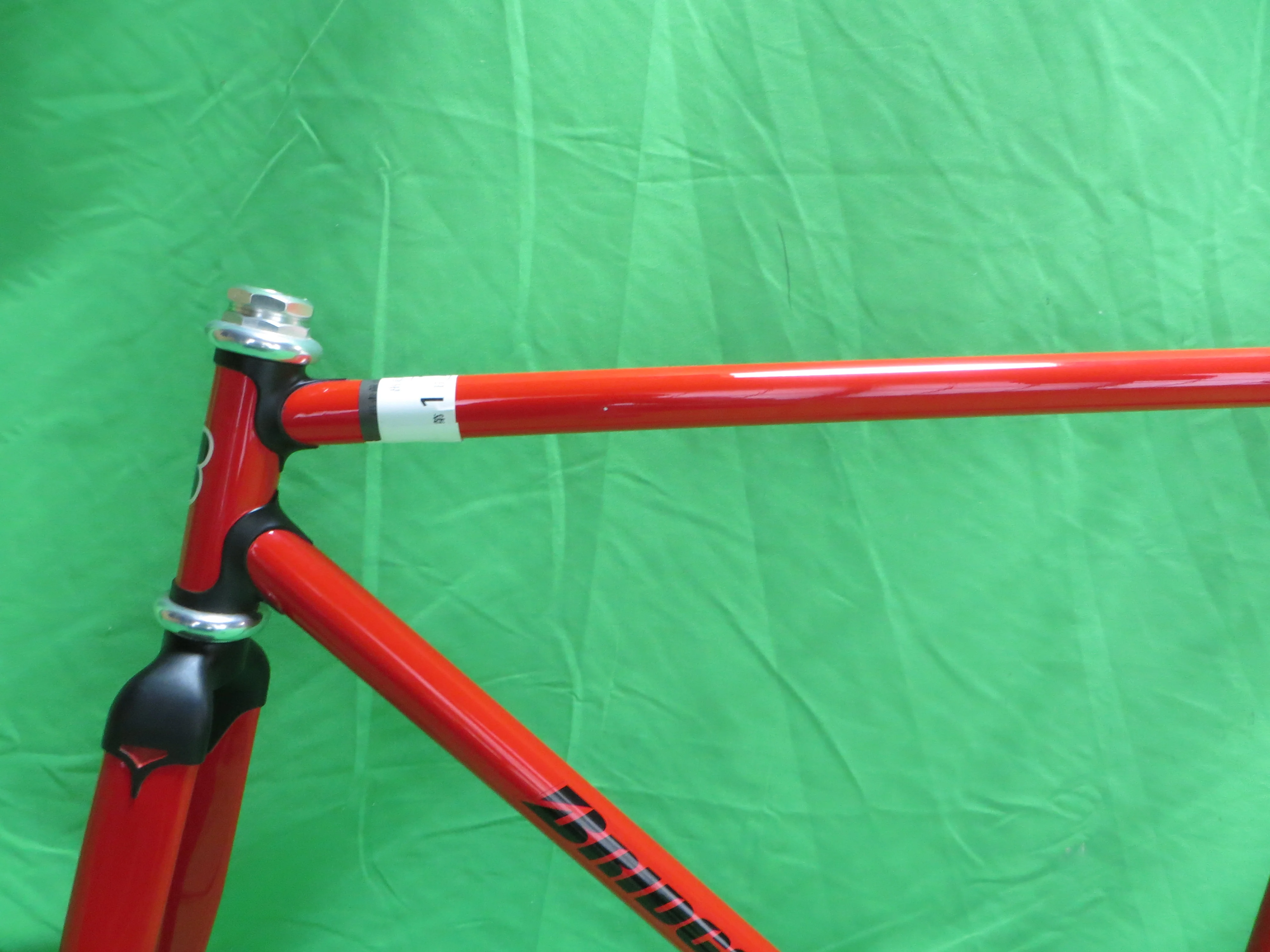 Bridgestone Columbus Max Fork // Red / Matte Black Lugs / // 50.5cm - Image 4