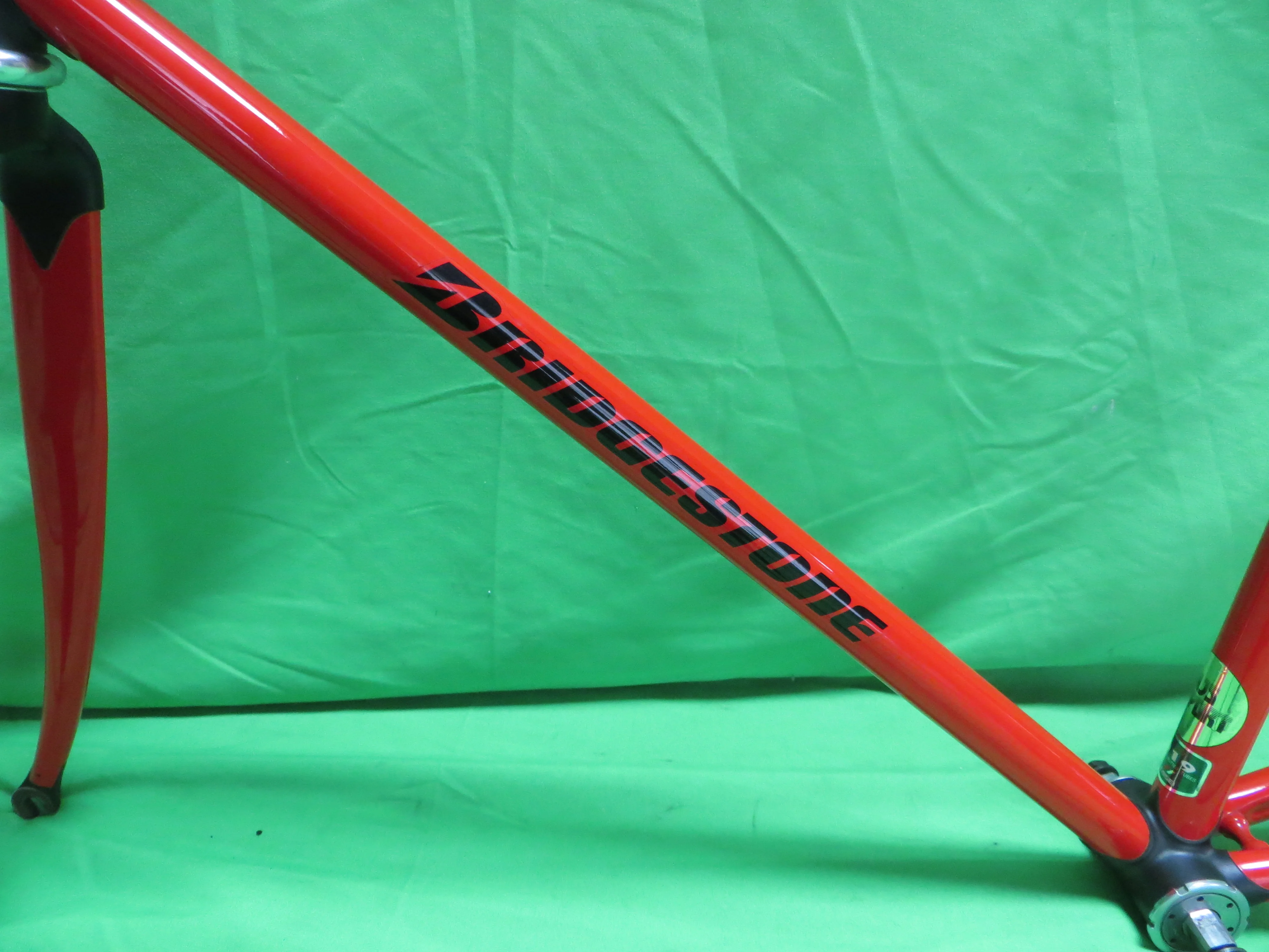 Bridgestone Columbus Max Fork // Red / Matte Black Lugs / // 50.5cm - Image 6