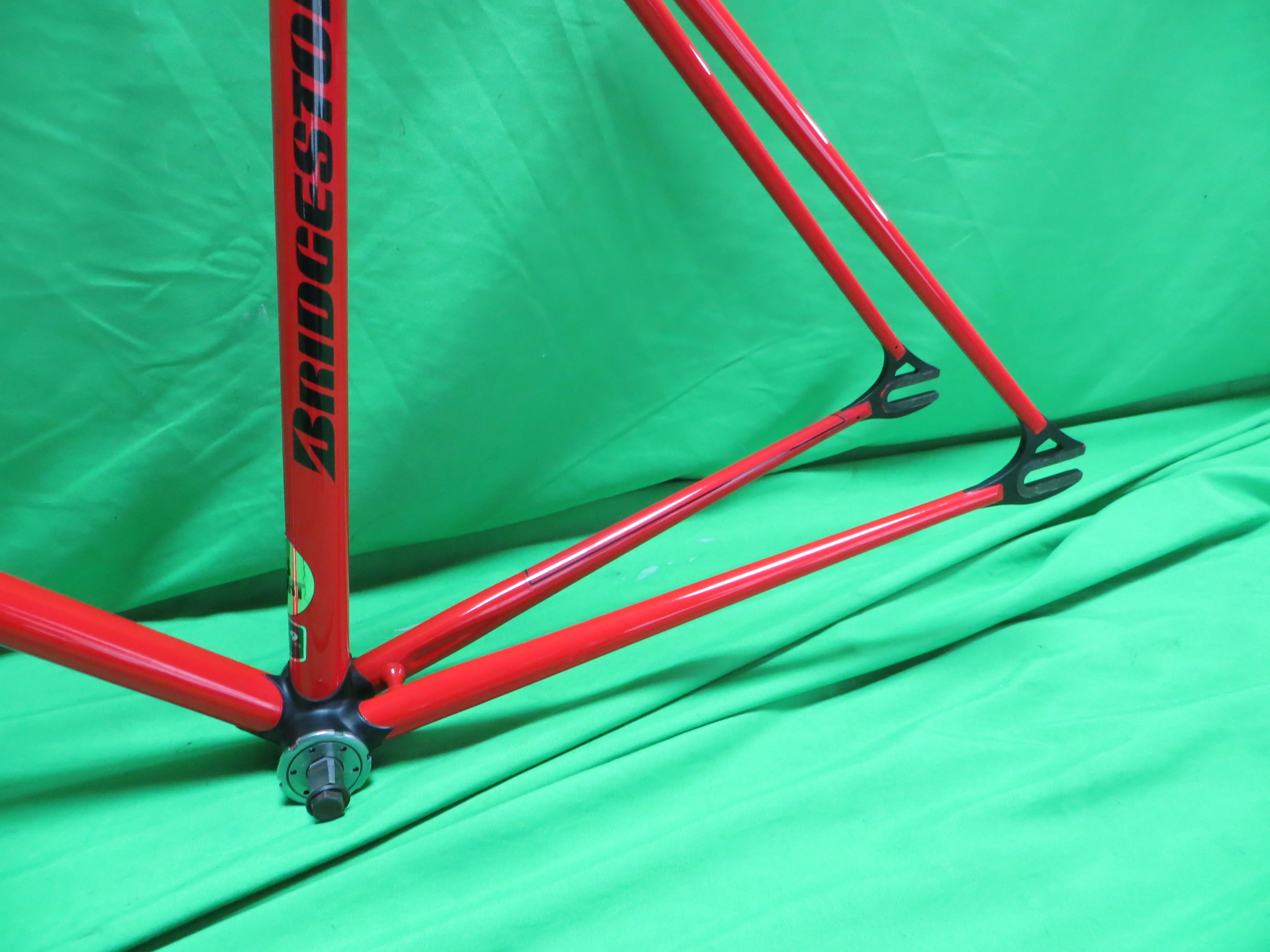 Bridgestone Columbus Max Fork // Red / Matte Black Lugs / // 50.5cm - Image 7