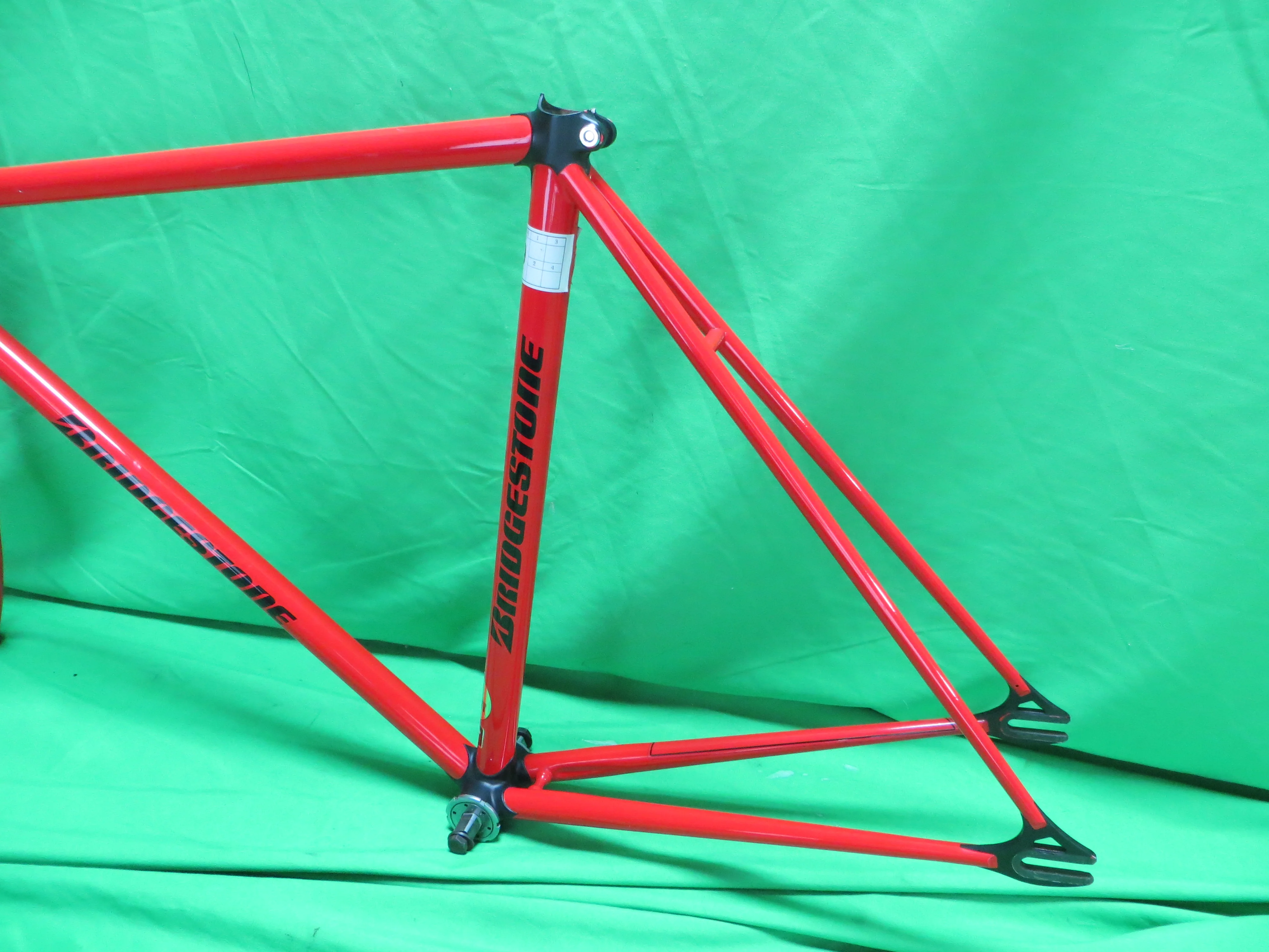 Bridgestone Columbus Max Fork // Red / Matte Black Lugs / // 50.5cm - Image 8
