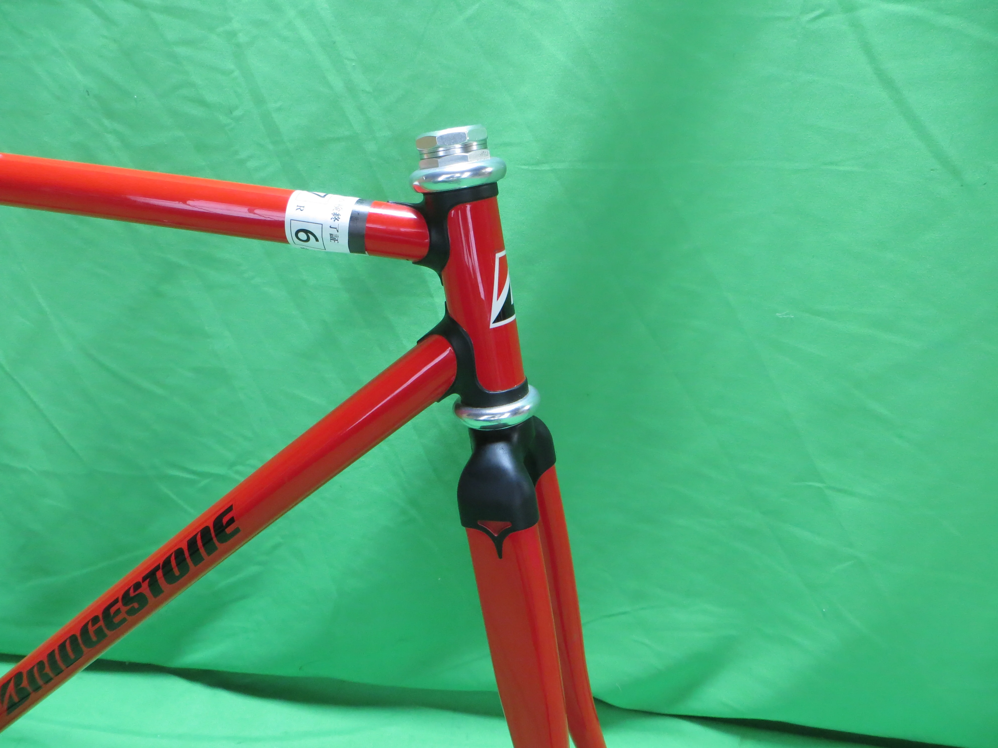Bridgestone Columbus Max Fork // Red / Matte Black Lugs / // 50.5cm - Image 9