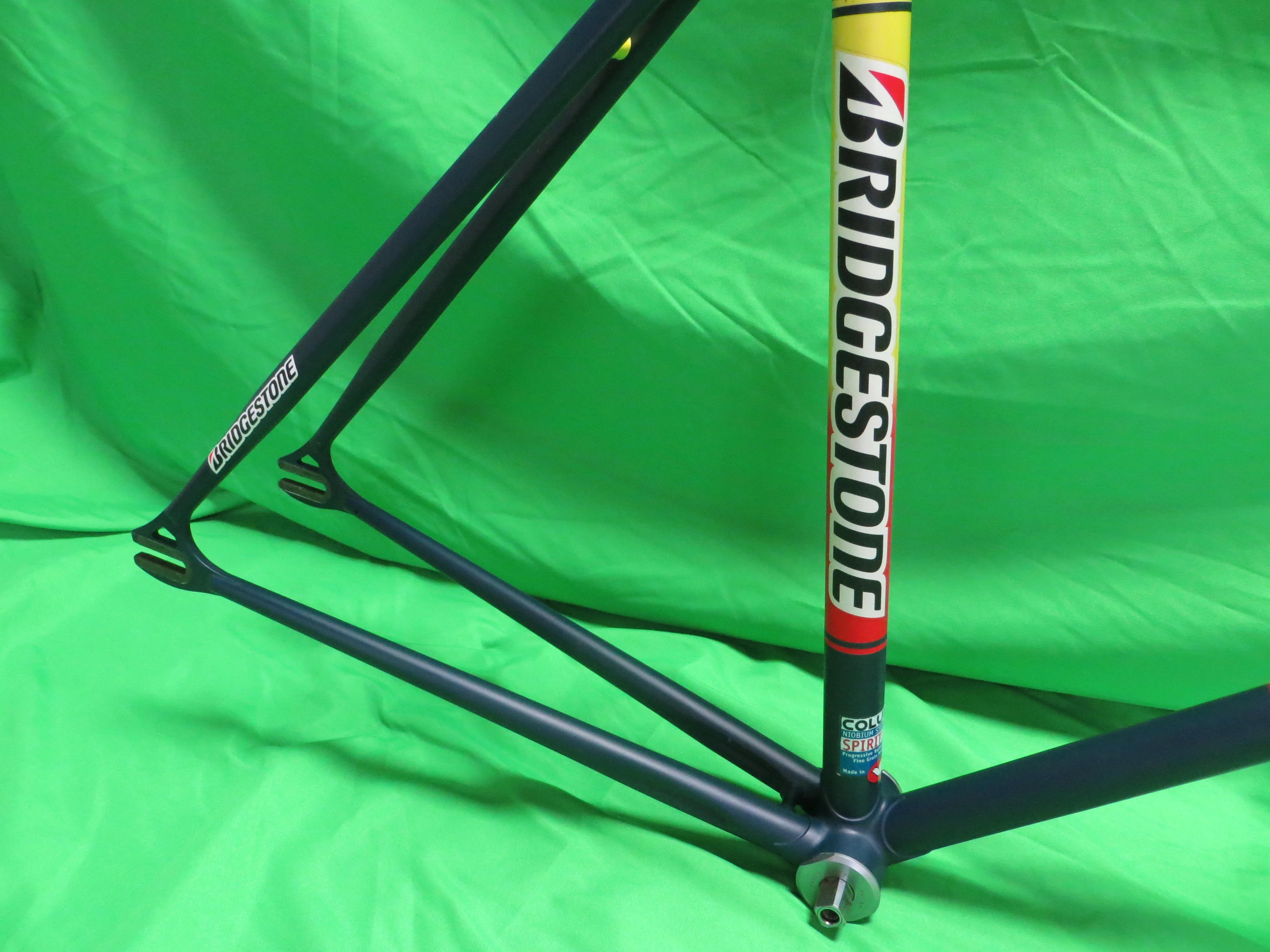 Bridgestone Columbus Max Fork /Spilit Keirin // Matte Gray Blue // 49.5cm - Image 14