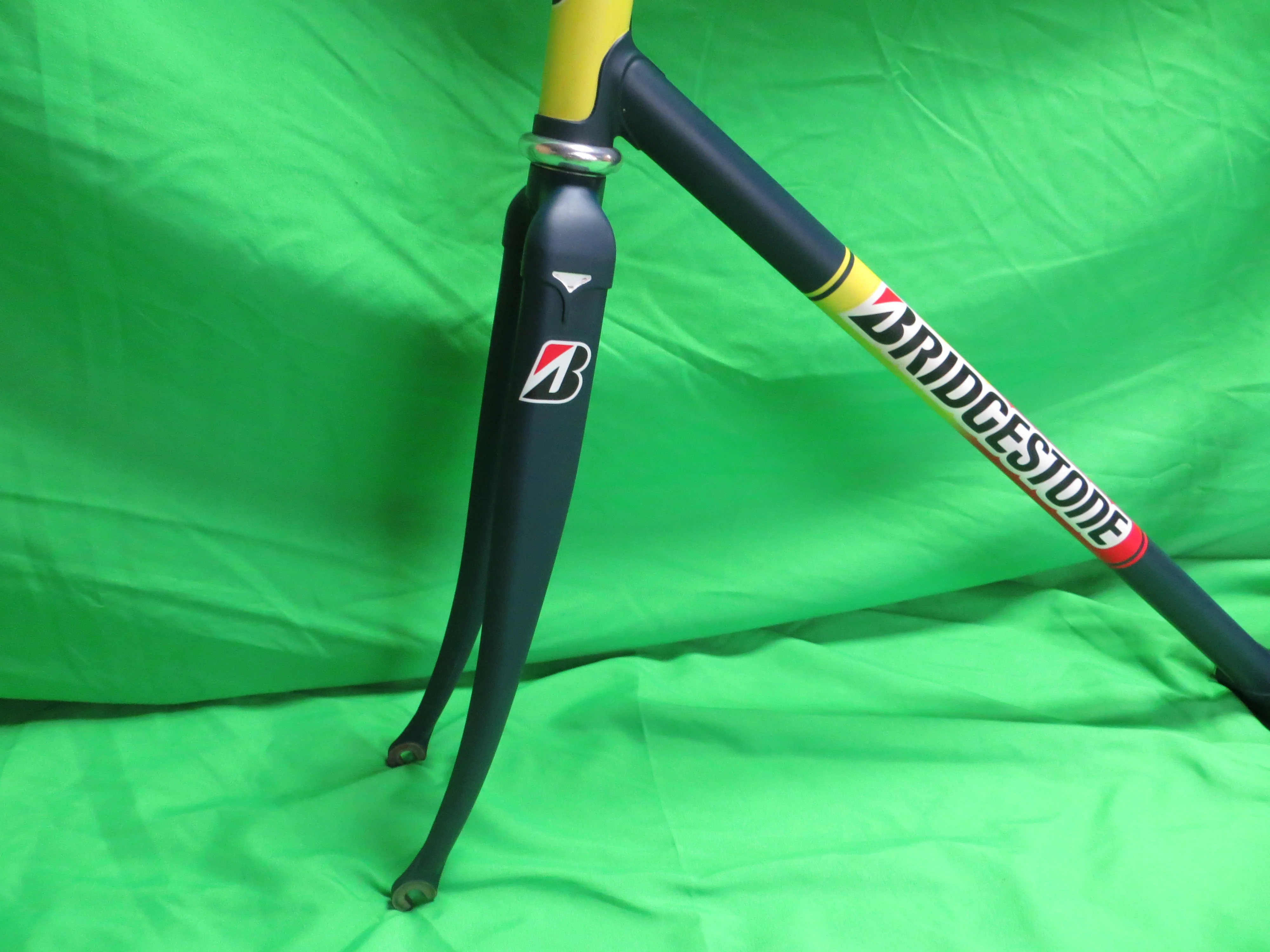 Bridgestone Columbus Max Fork /Spilit Keirin // Matte Gray Blue // 49.5cm - Image 3