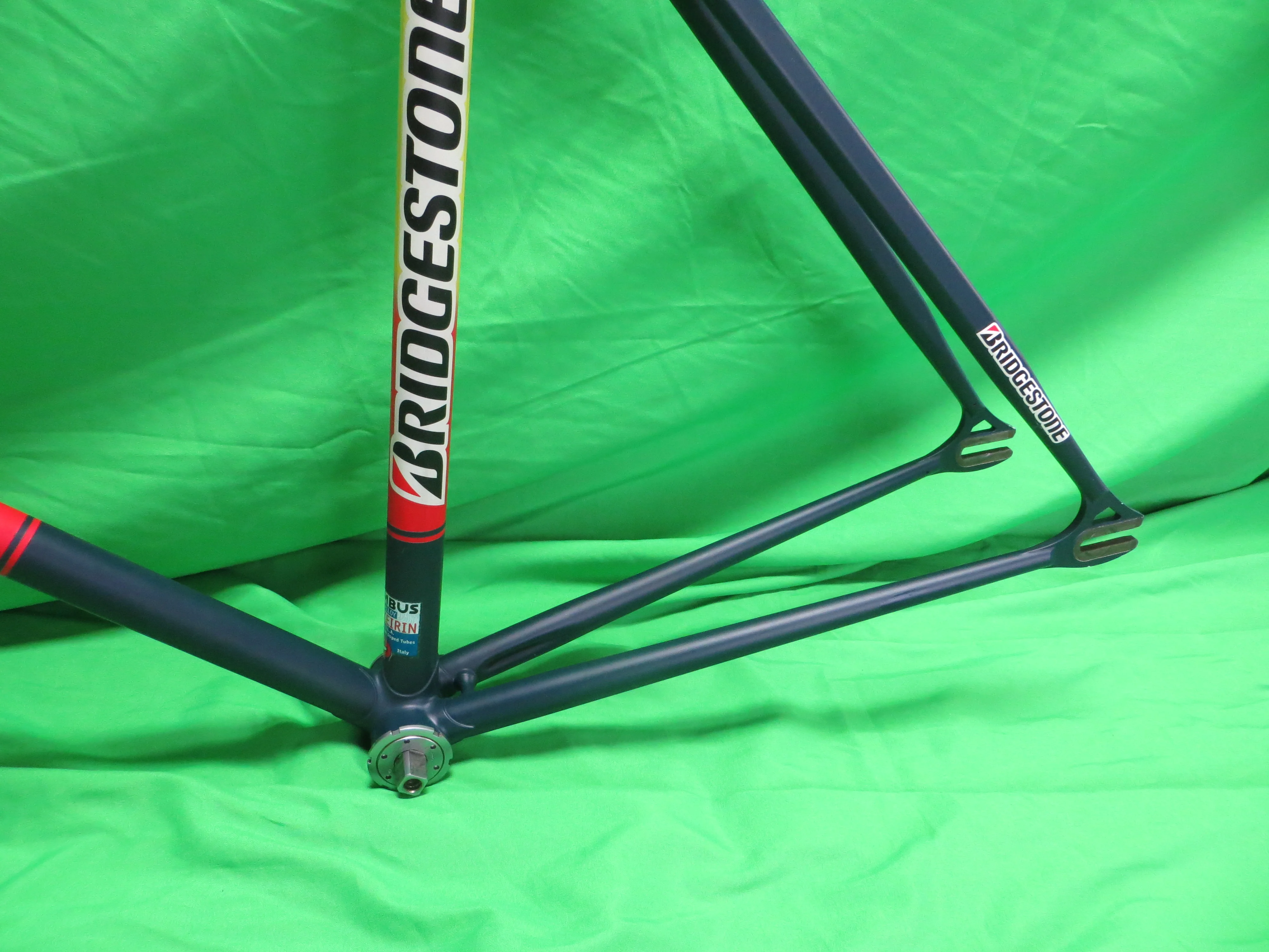 Bridgestone Columbus Max Fork /Spilit Keirin // Matte Gray Blue // 49.5cm - Image 7