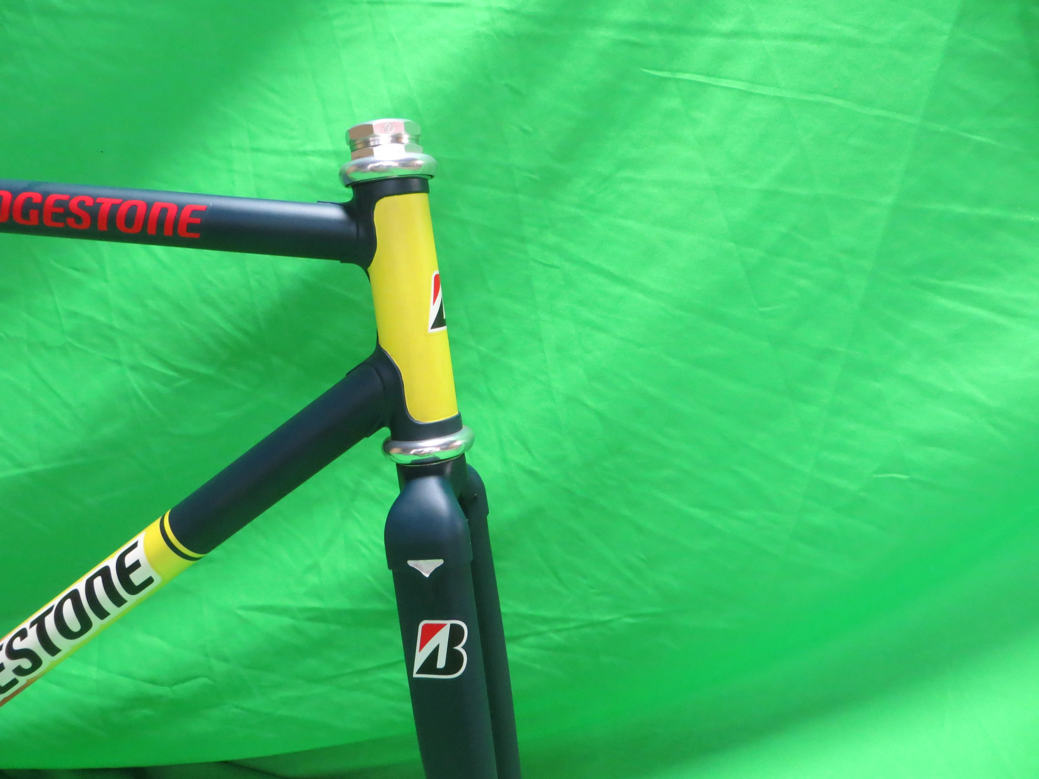 Bridgestone Columbus Max Fork /Spilit Keirin // Matte Gray Blue // 49.5cm - Image 9