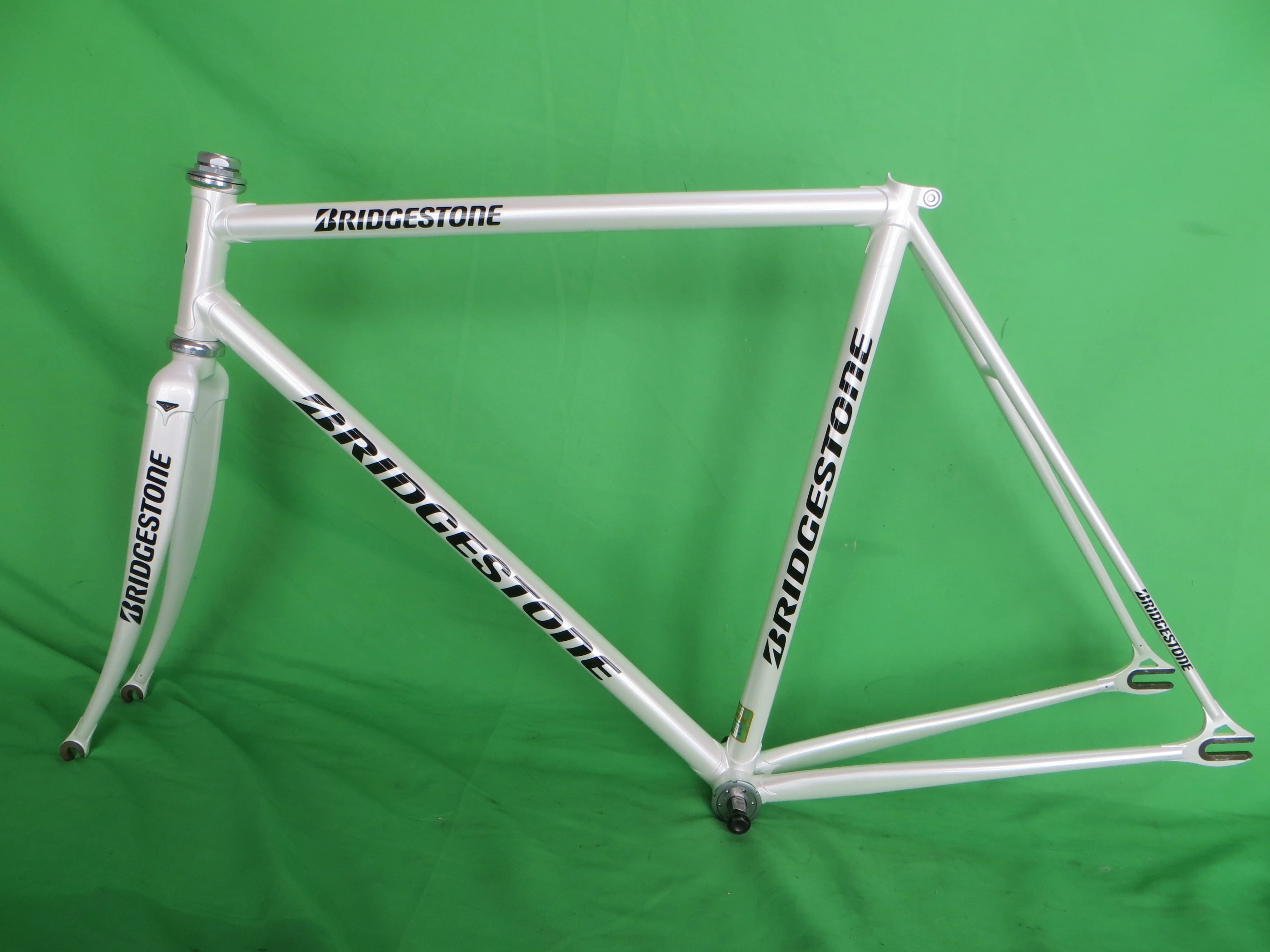Bridgestone Columbus Max Fork / Tange Ultimate Keirin  // White // 53.5cm
