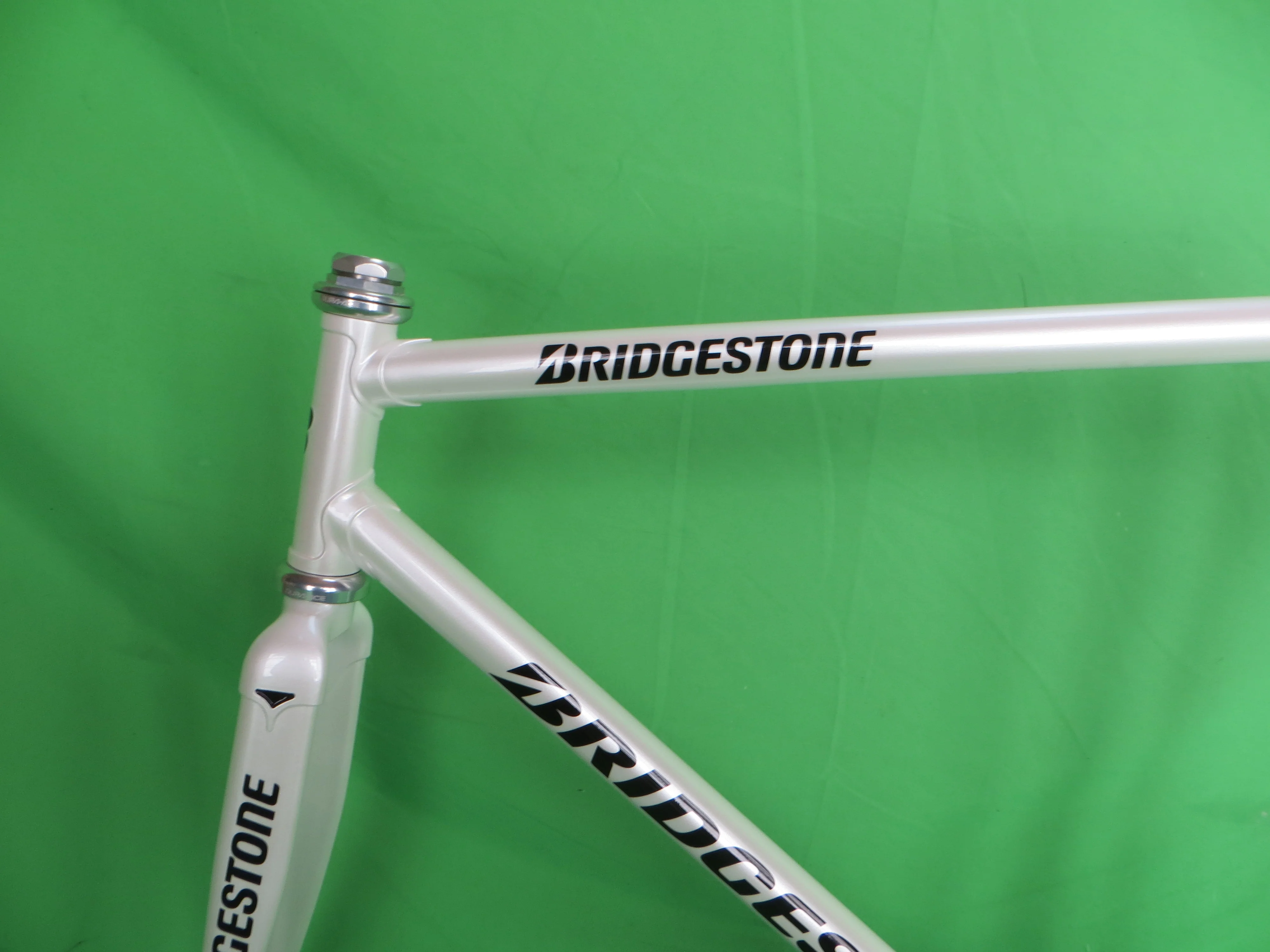Bridgestone Columbus Max Fork / Tange Ultimate Keirin  // White // 53.5cm - Image 4