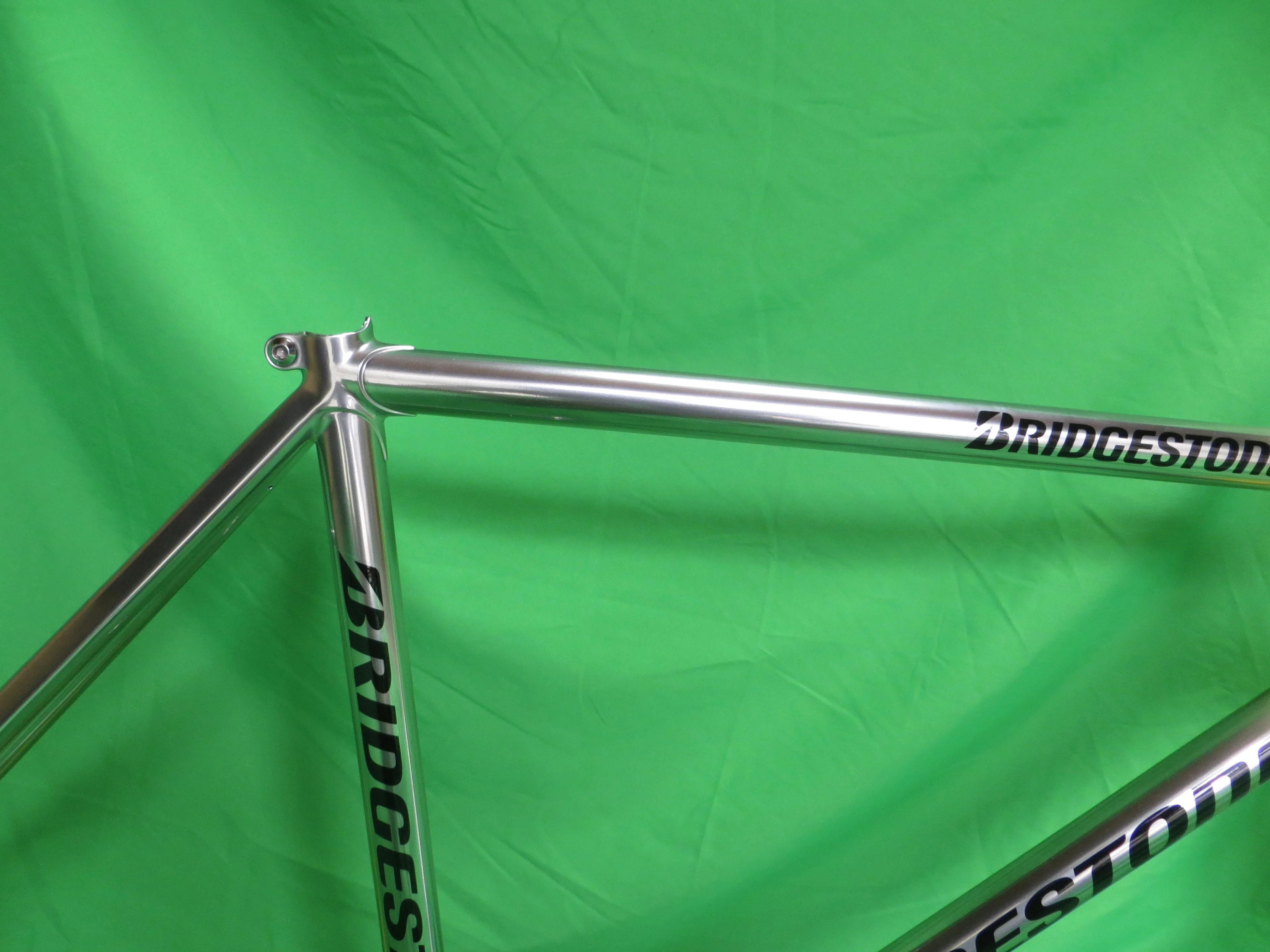Bridgestone Columbus Max Frok/ Tange Ultimate Keirin // Mach Silver / Yellow // 49.5cm - Image 12