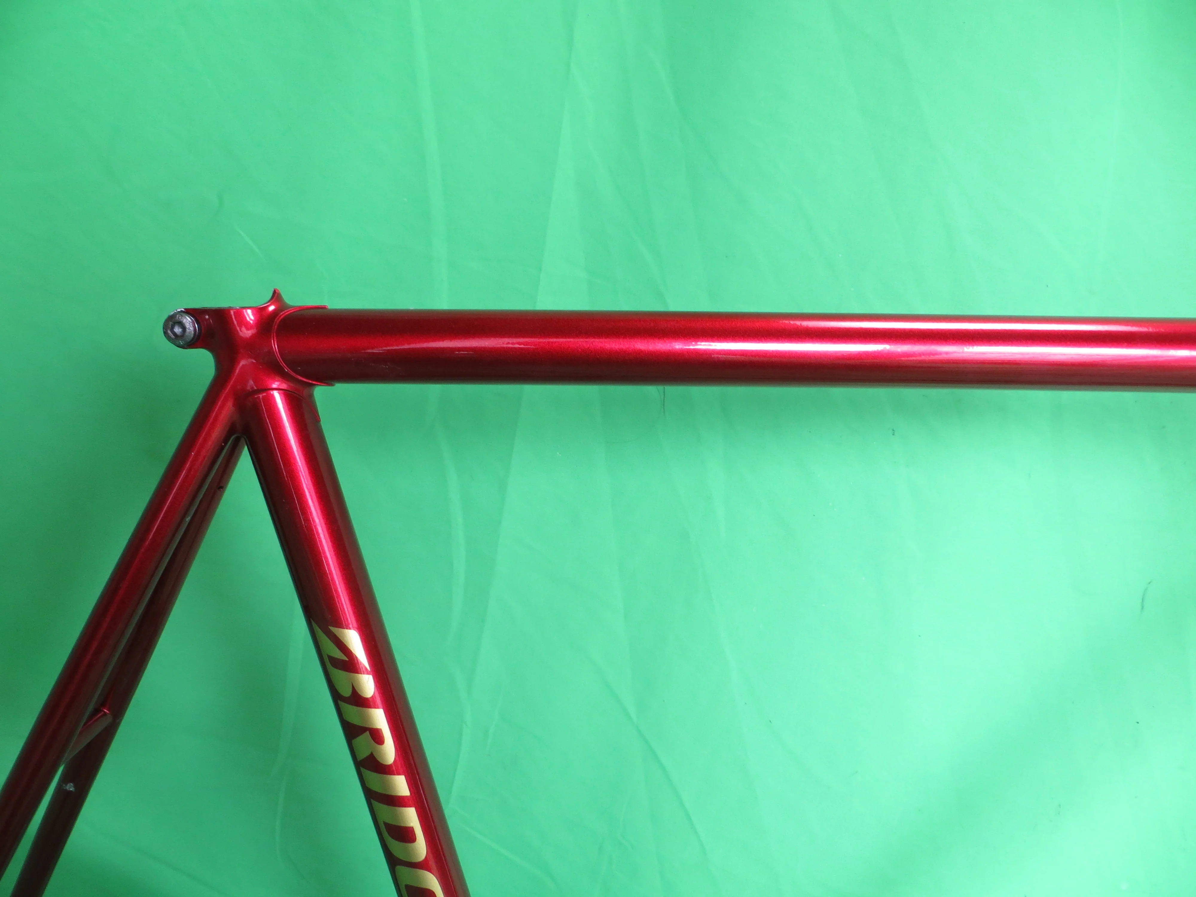 Bridgestone Dedacciai Zero Uno  // Deep Red Metallic // 57.5cm // For Repairs /260422 - Image 10