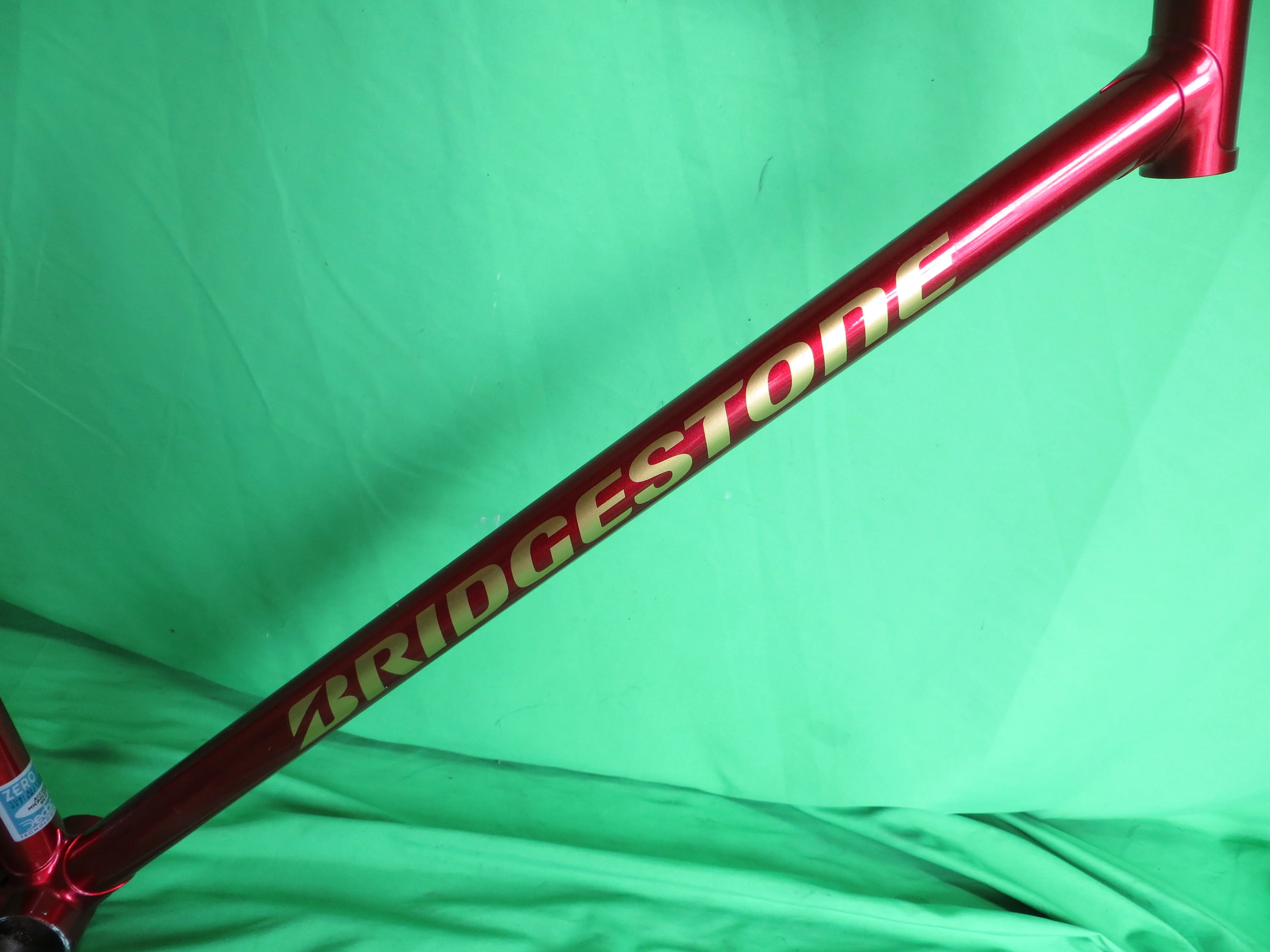 Bridgestone Dedacciai Zero Uno  // Deep Red Metallic // 57.5cm // For Repairs /260422 - Image 11