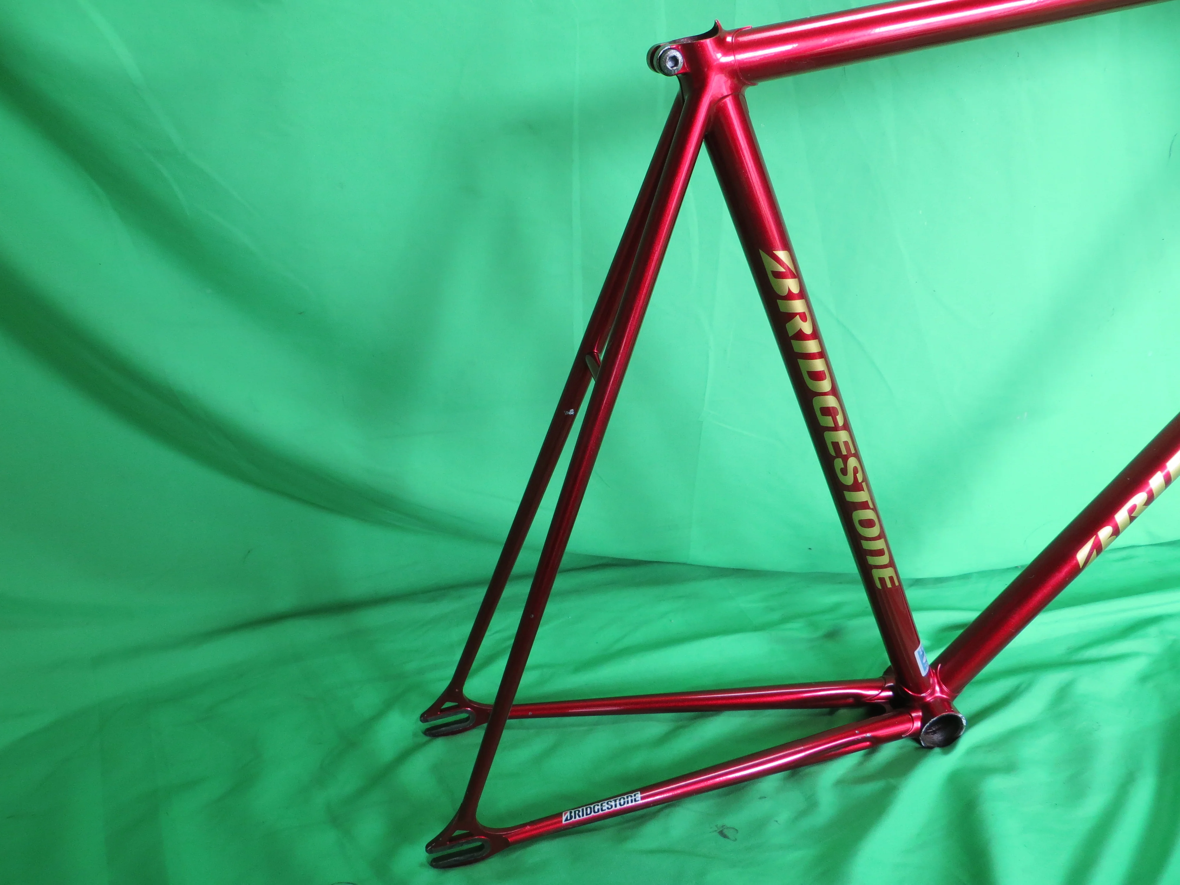 Bridgestone Dedacciai Zero Uno  // Deep Red Metallic // 57.5cm // For Repairs /260422 - Image 13