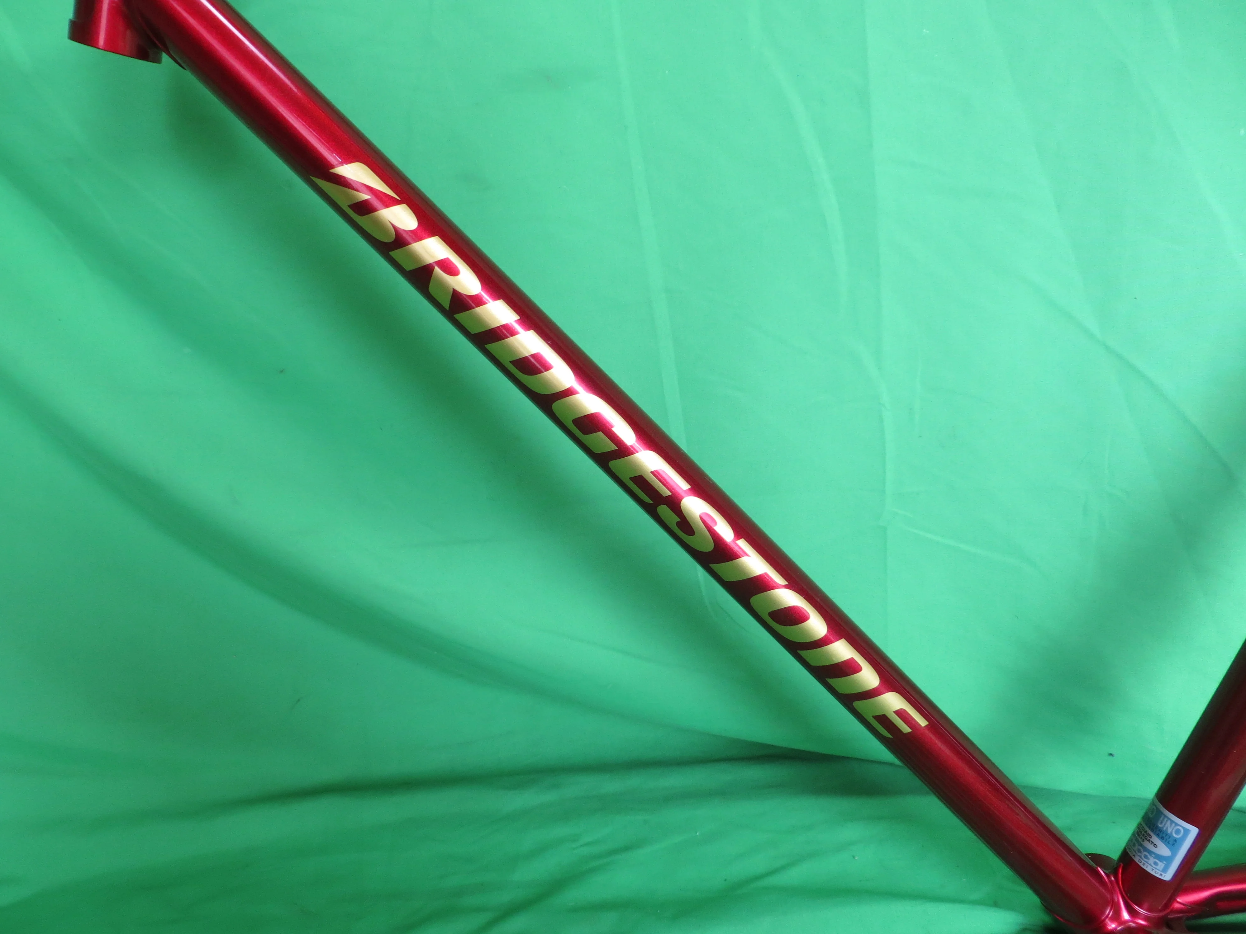 Bridgestone Dedacciai Zero Uno  // Deep Red Metallic // 57.5cm // For Repairs /260422 - Image 5