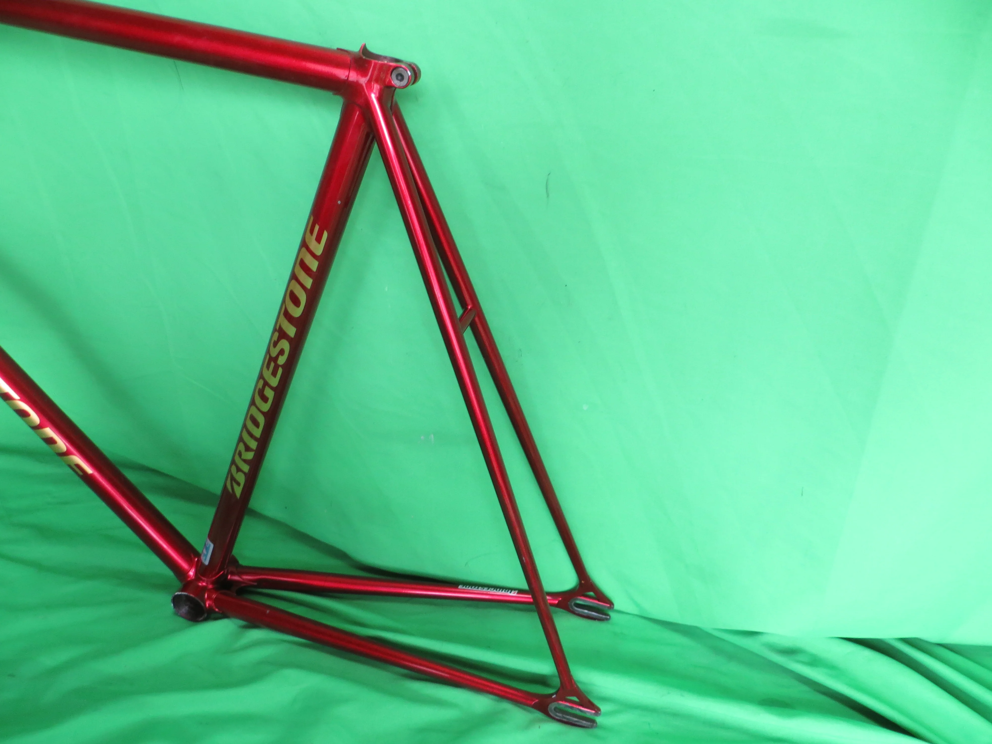 Bridgestone Dedacciai Zero Uno  // Deep Red Metallic // 57.5cm // For Repairs /260422 - Image 7