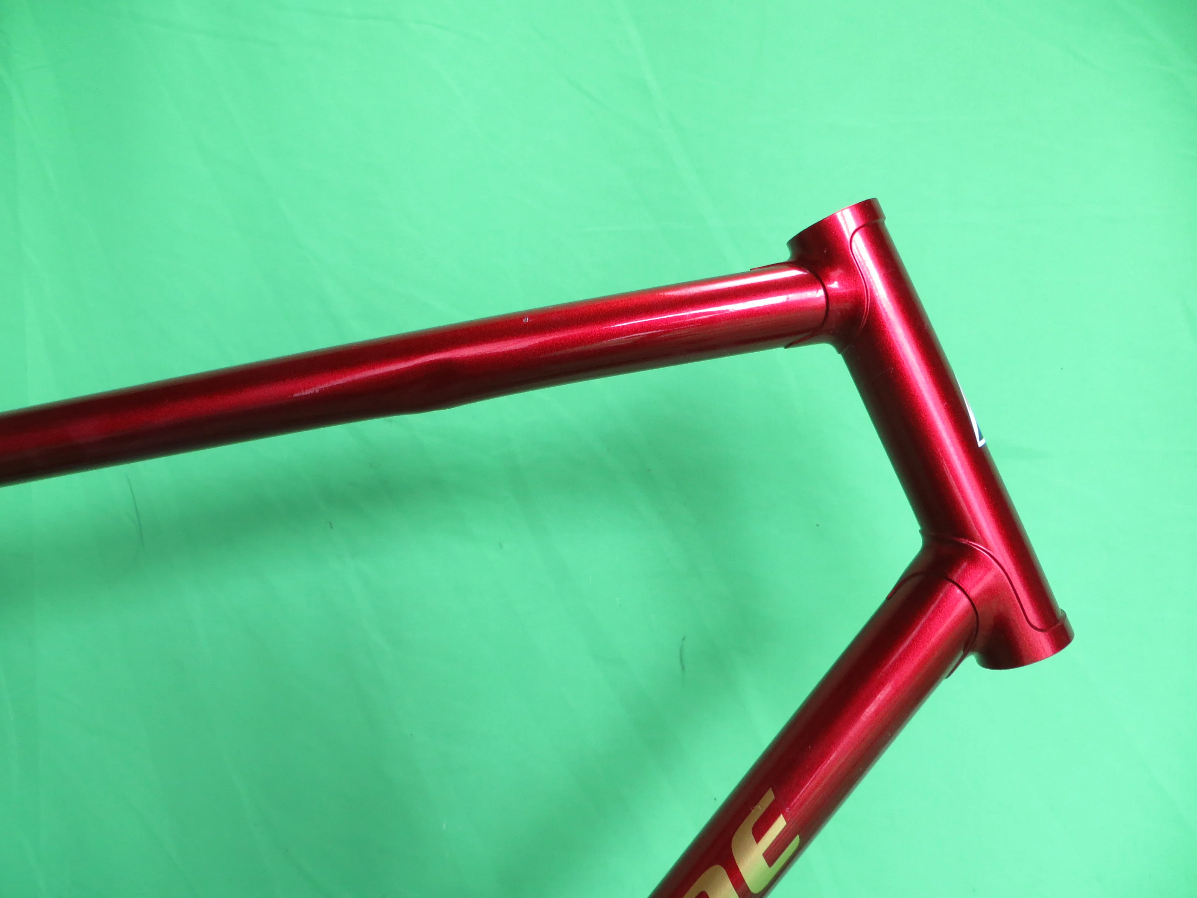 Bridgestone Dedacciai Zero Uno  // Deep Red Metallic // 57.5cm // For Repairs /260422 - Image 8