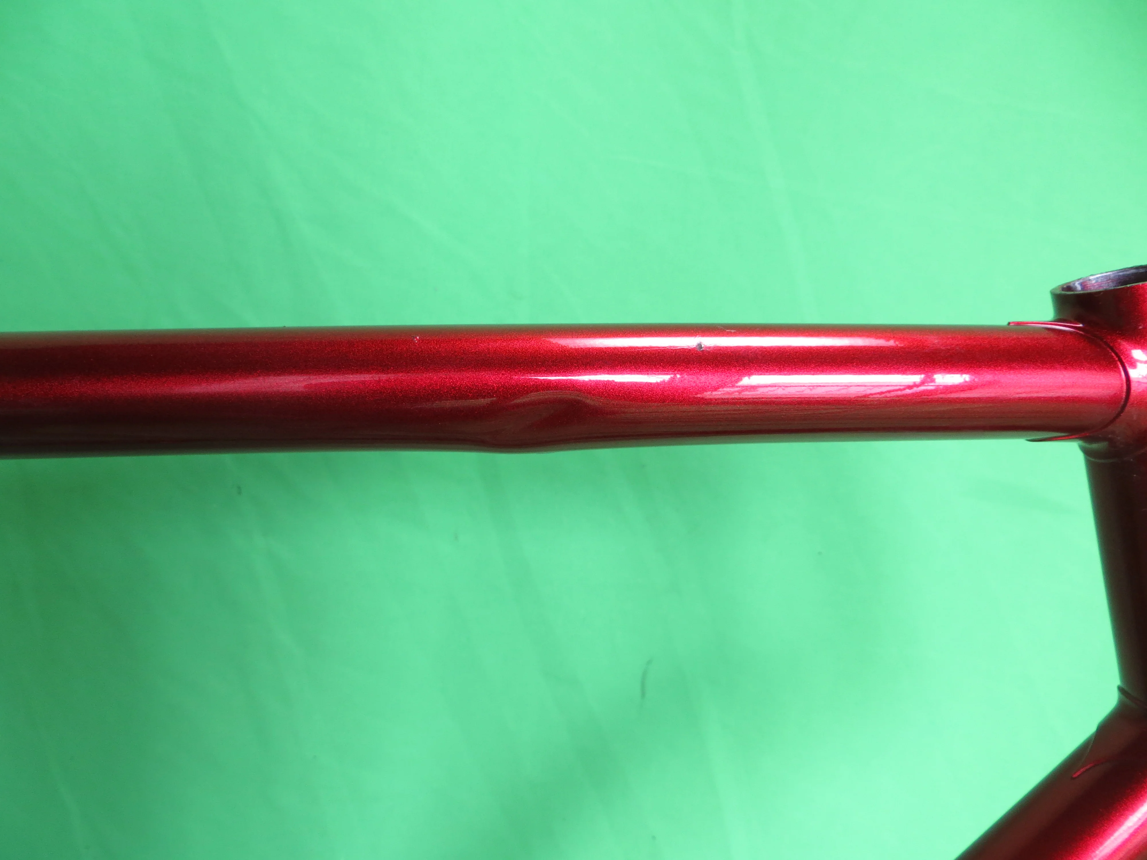 Bridgestone Dedacciai Zero Uno  // Deep Red Metallic // 57.5cm // For Repairs /260422 - Image 9