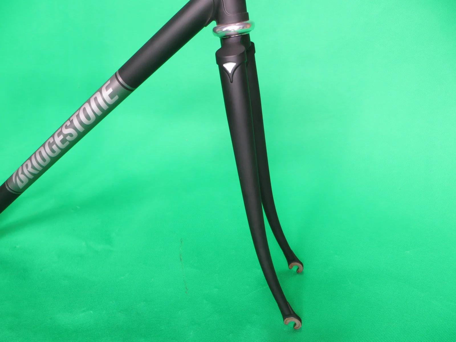 Bridgestone // Matte Black Silver Two Tone // Dedacciai Zero Uno // 51.5cm - Image 10