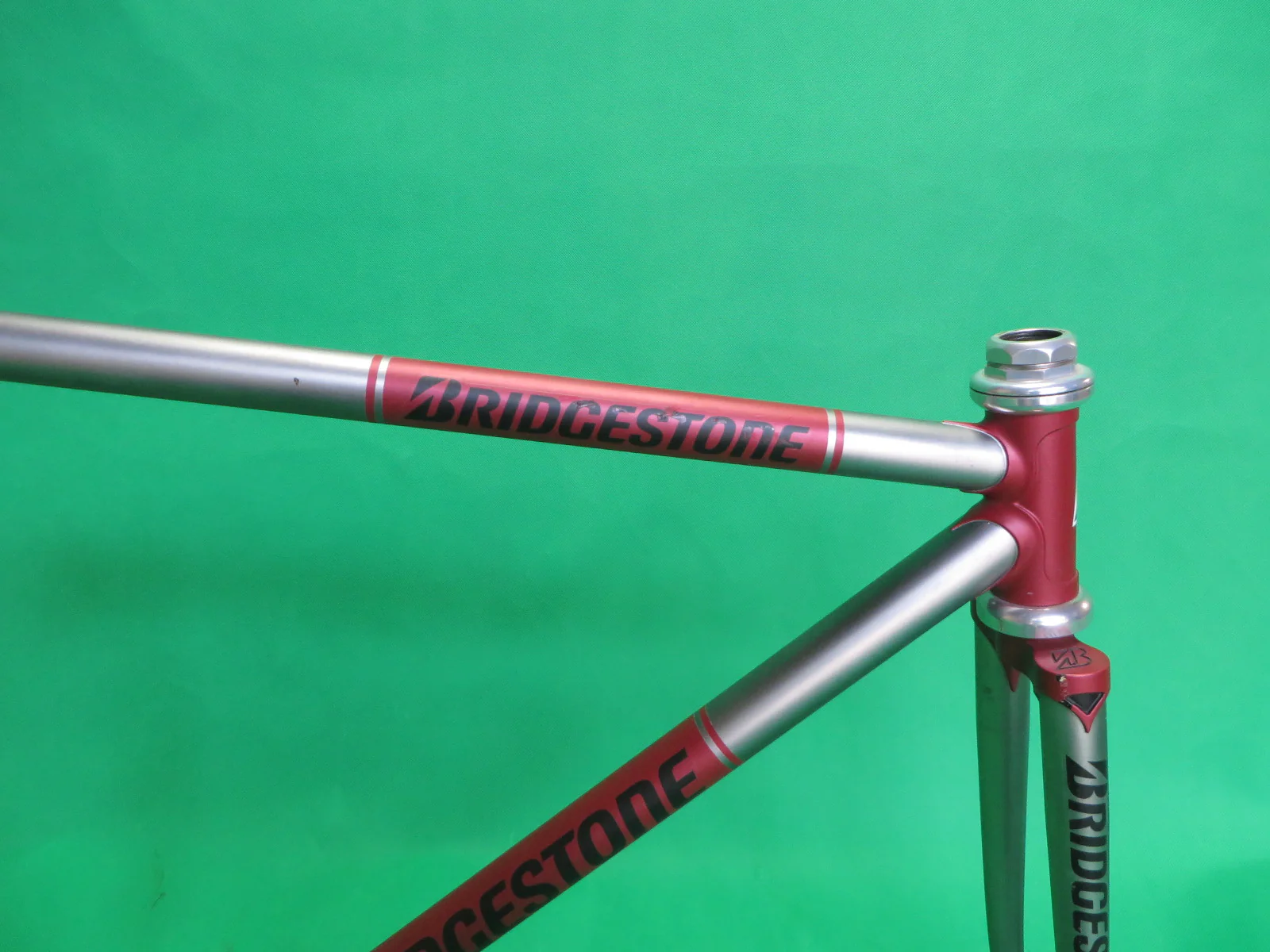 BRIDGESTONE // Matte Silver / Matte Wine Red Two Tone // Kasei 019 // 48.5cm - Image 11