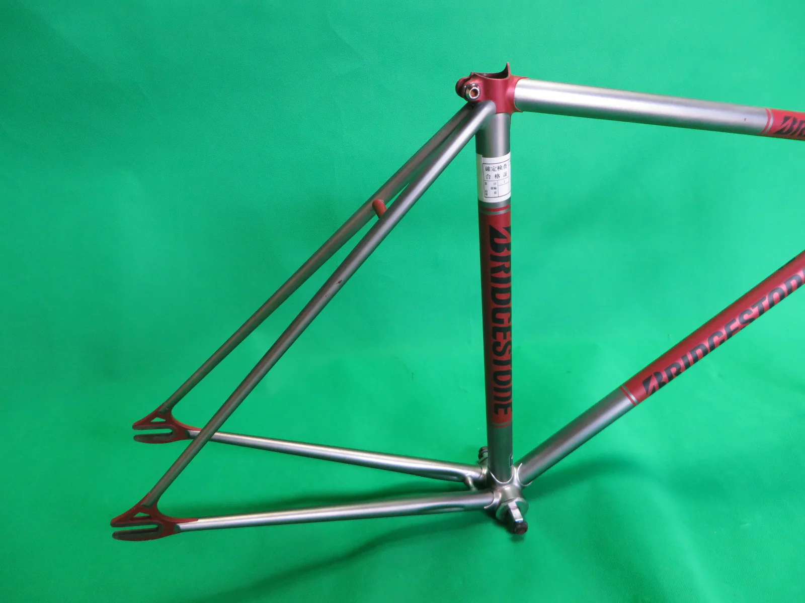 BRIDGESTONE // Matte Silver / Matte Wine Red Two Tone // Kasei 019 // 48.5cm - Image 15