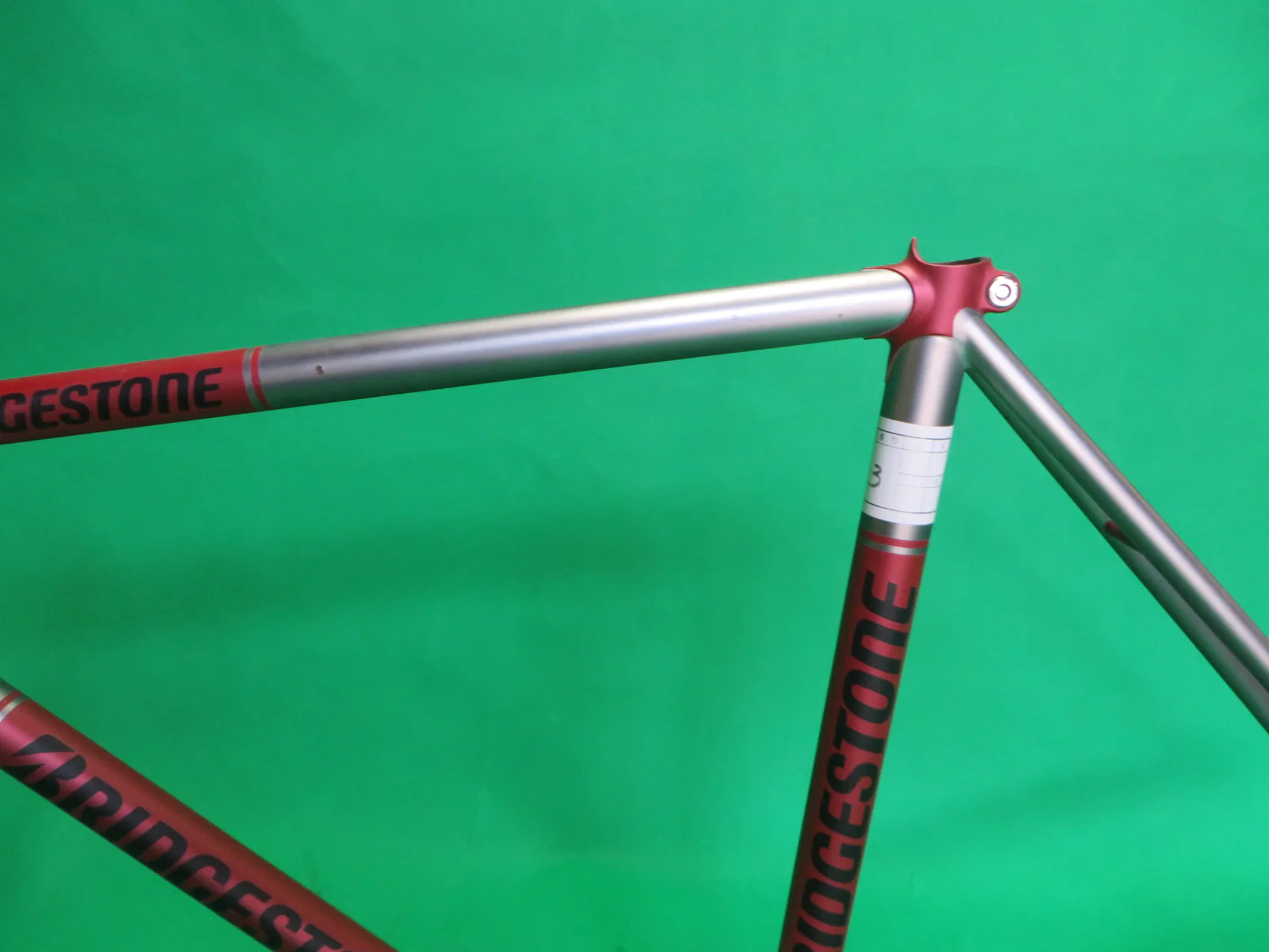 BRIDGESTONE // Matte Silver / Matte Wine Red Two Tone // Kasei 019 // 48.5cm - Image 5