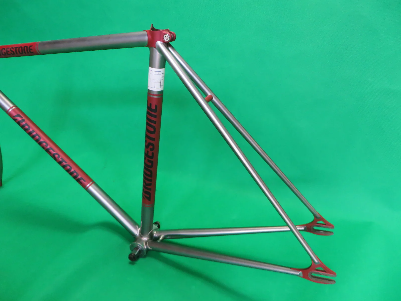 BRIDGESTONE // Matte Silver / Matte Wine Red Two Tone // Kasei 019 // 48.5cm - Image 7