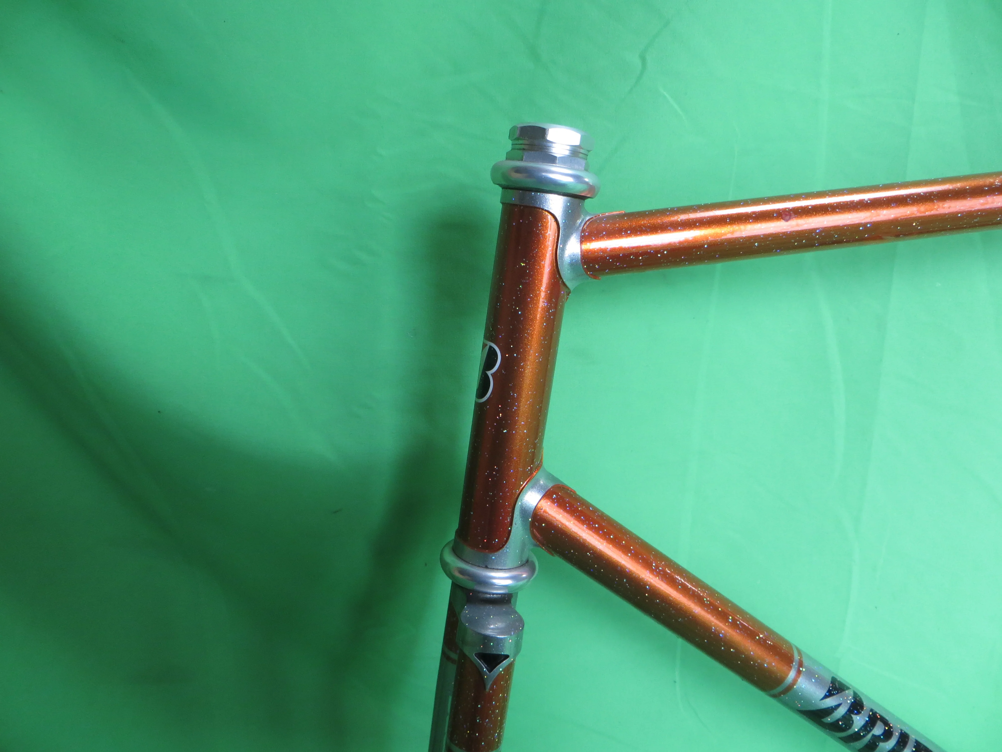 Bridgestone // Metallic Orange / Mach Silver with Rainbow Flake // 56.5cm - Image 2