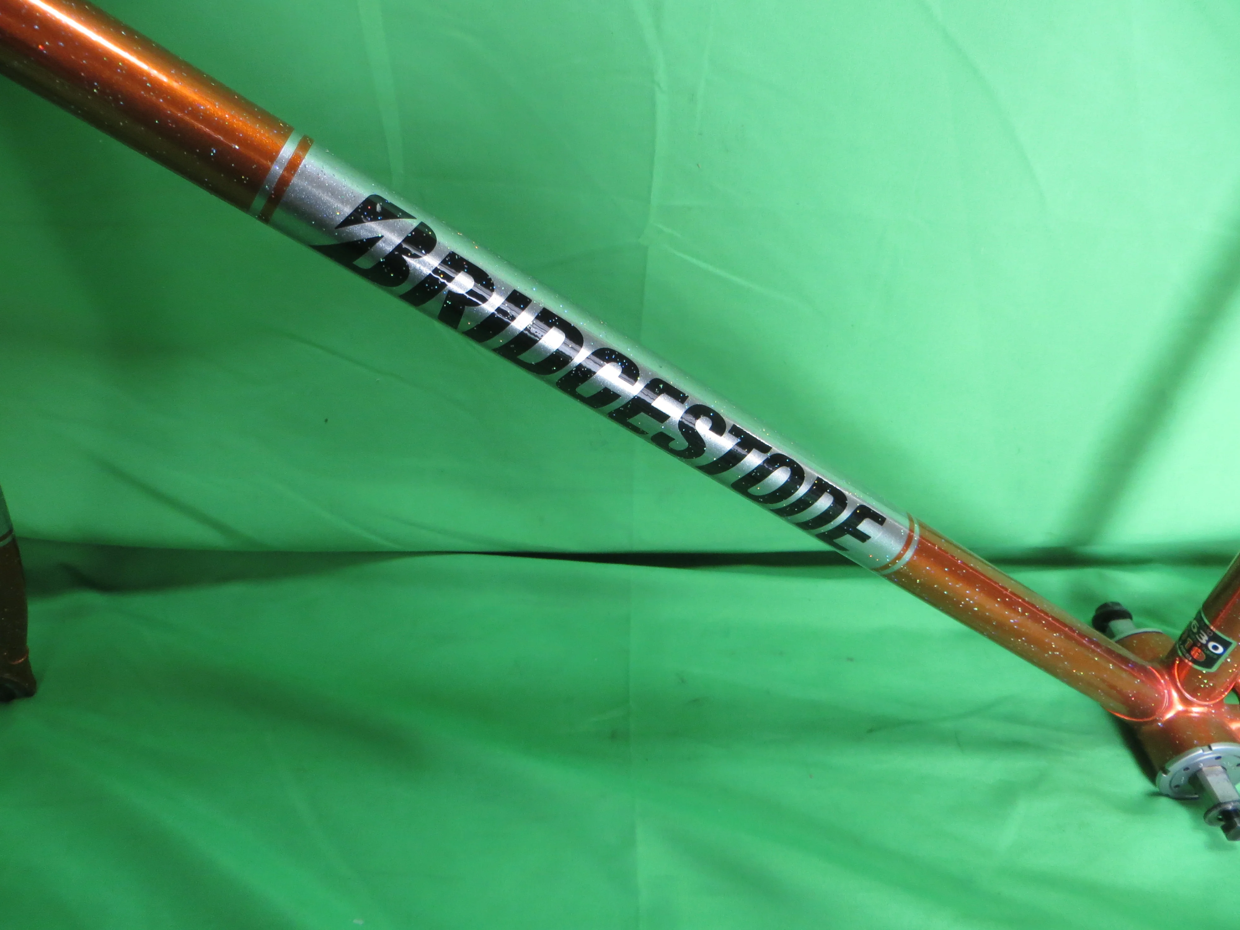 Bridgestone // Metallic Orange / Mach Silver with Rainbow Flake // 56.5cm - Image 7