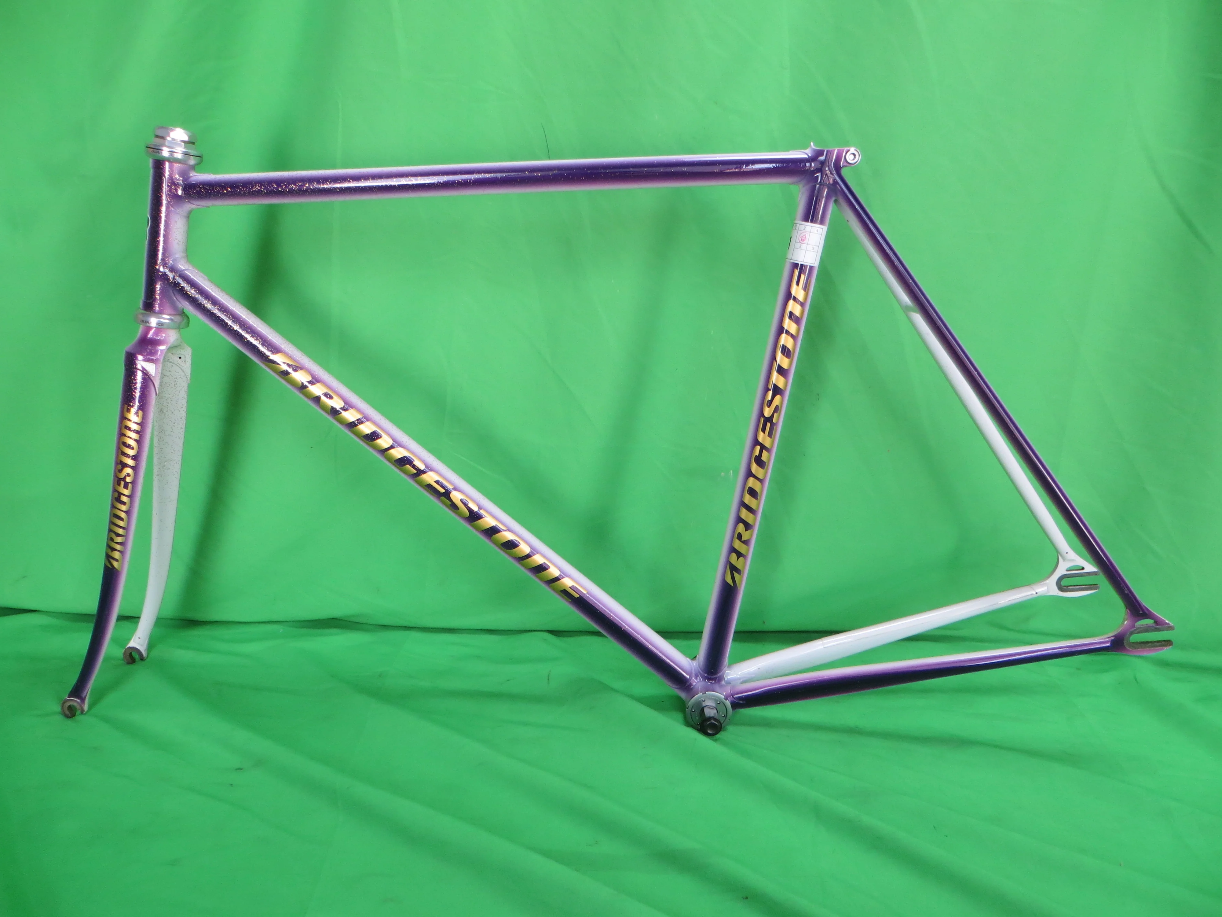 Bridgestone // Purple White Fade with Gold Flake // 51.5cm #2