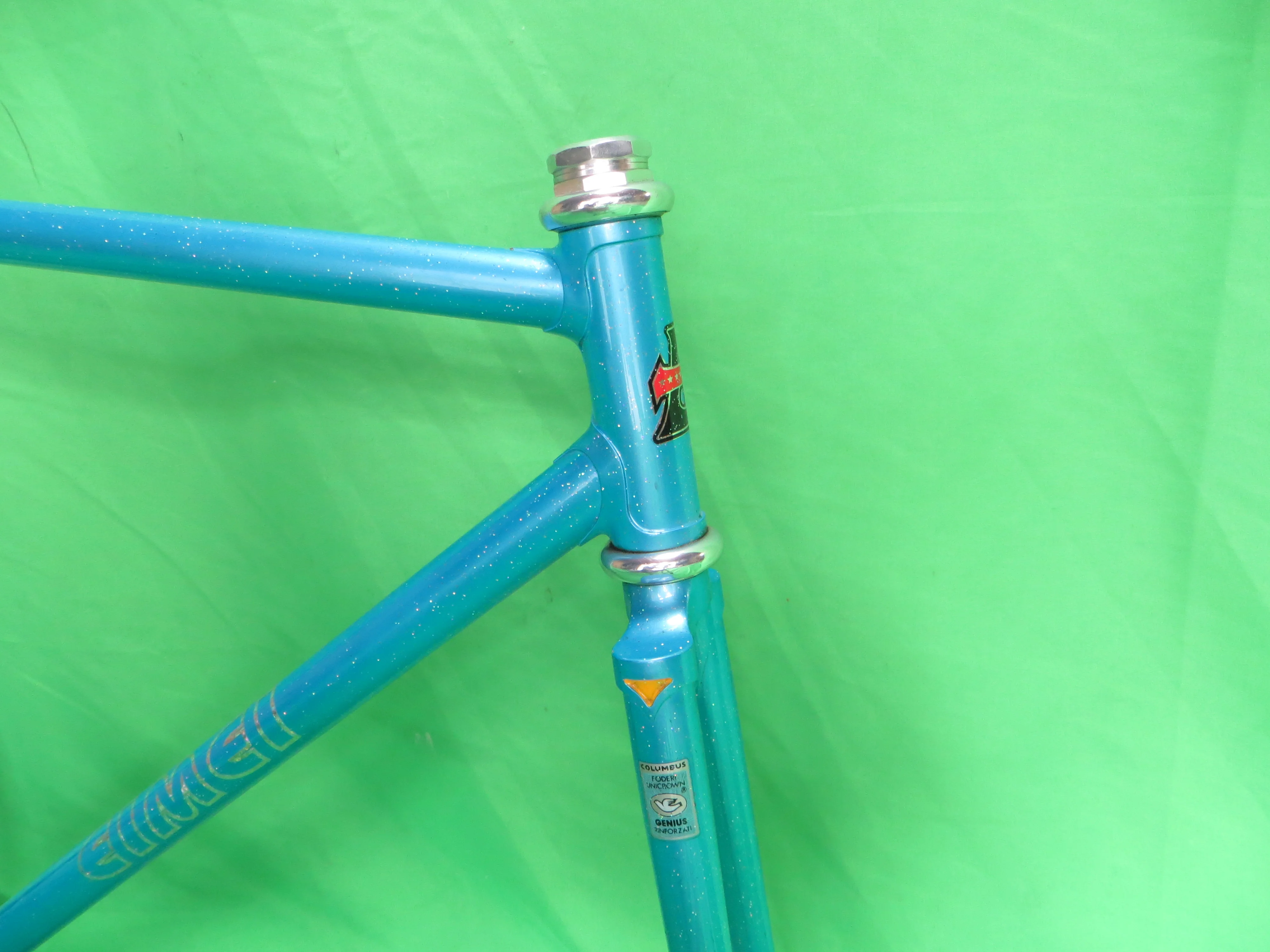 EIMEI Columbus Genius // Light Blue with Rainbow Flake // 50.5cm - Image 9