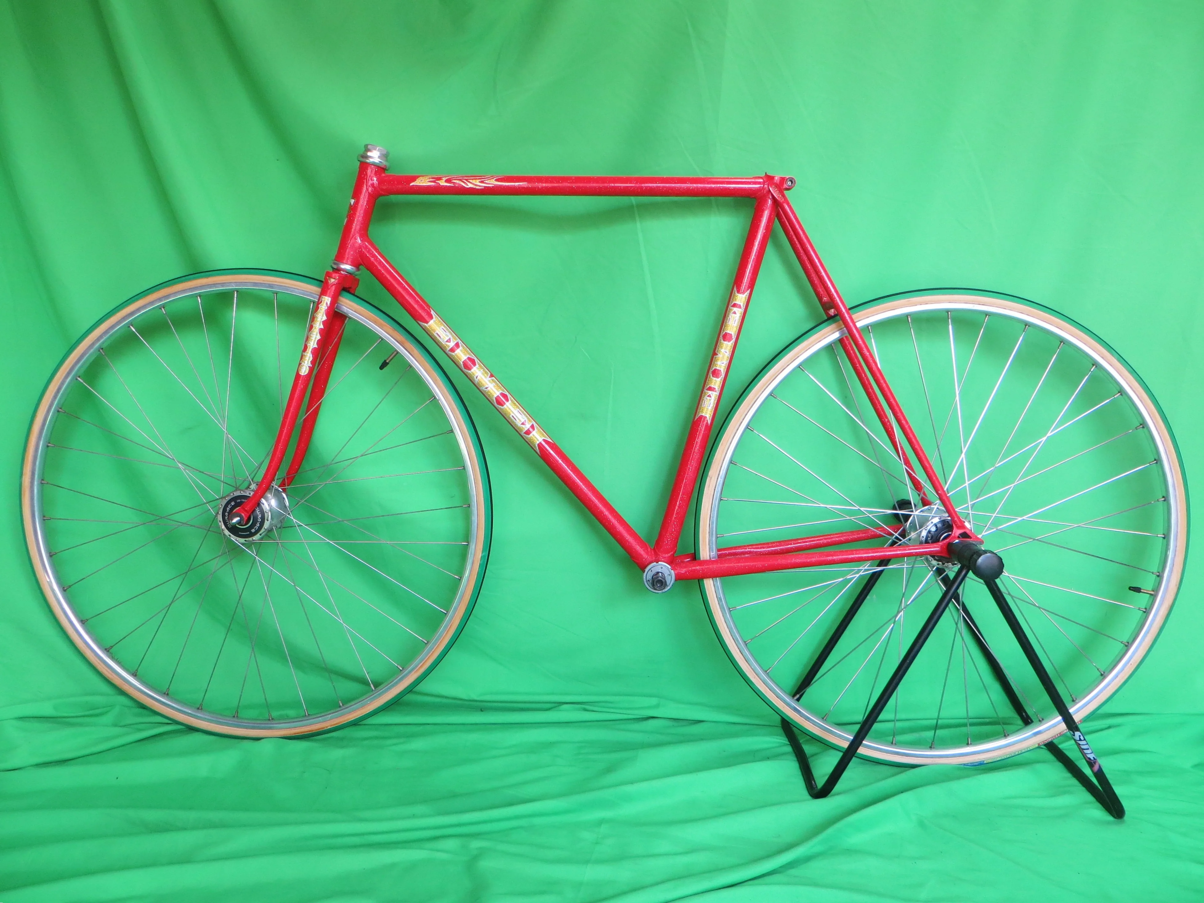 EIMEI Gold Decals // Red Metallic with Rainbow Flake // 55cm - Image 16
