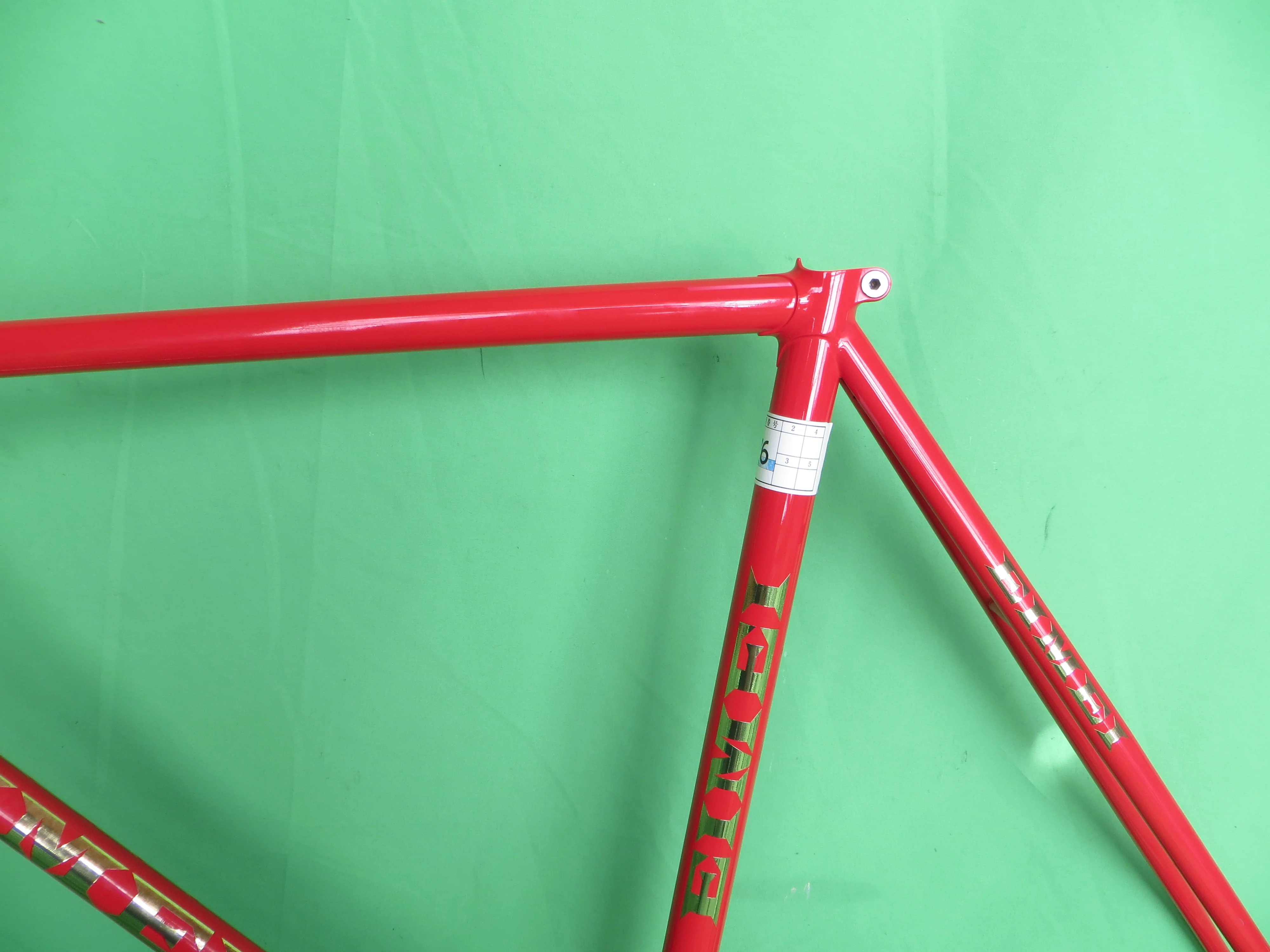 EIMEI Gold Decals // Red Metallic with Rainbow Flake // 55cm #2 - Image 5