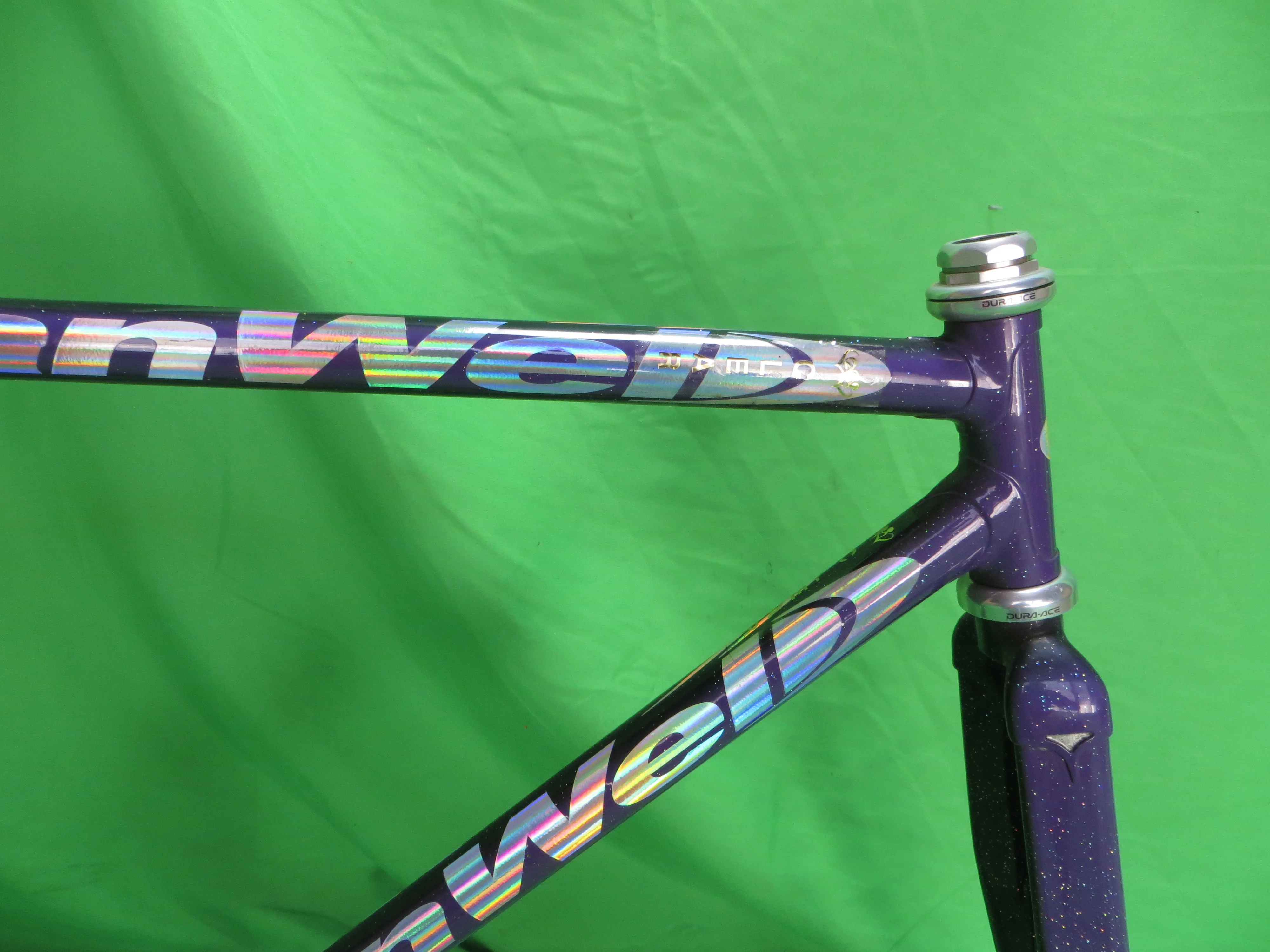 Gan Well Pro Columbus Max Fork // Purple Black Fade with Rainbow Flake // 48cm - Image 11