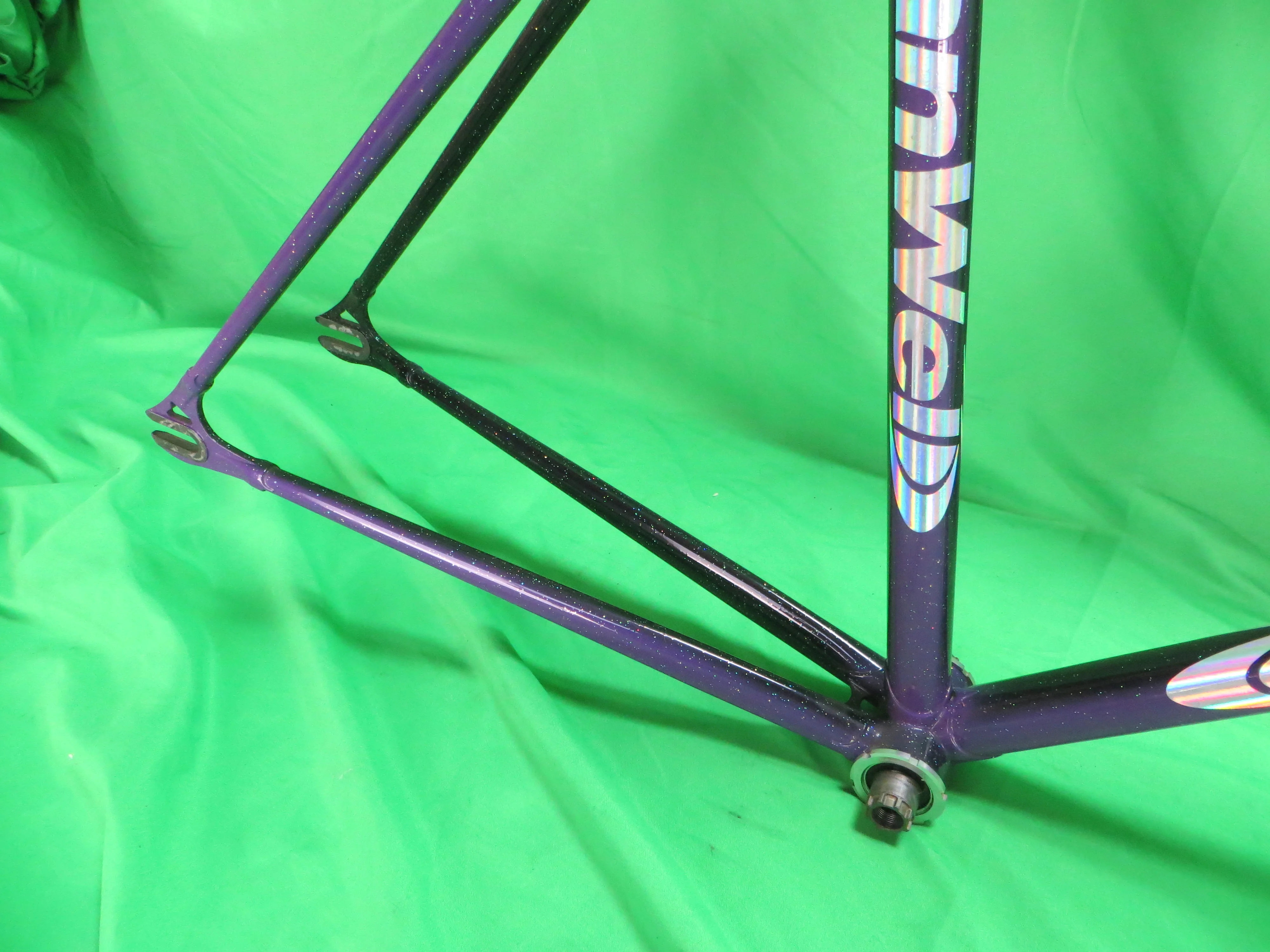 Gan Well Pro Columbus Max Fork // Purple Black Fade with Rainbow Flake // 48cm - Image 14