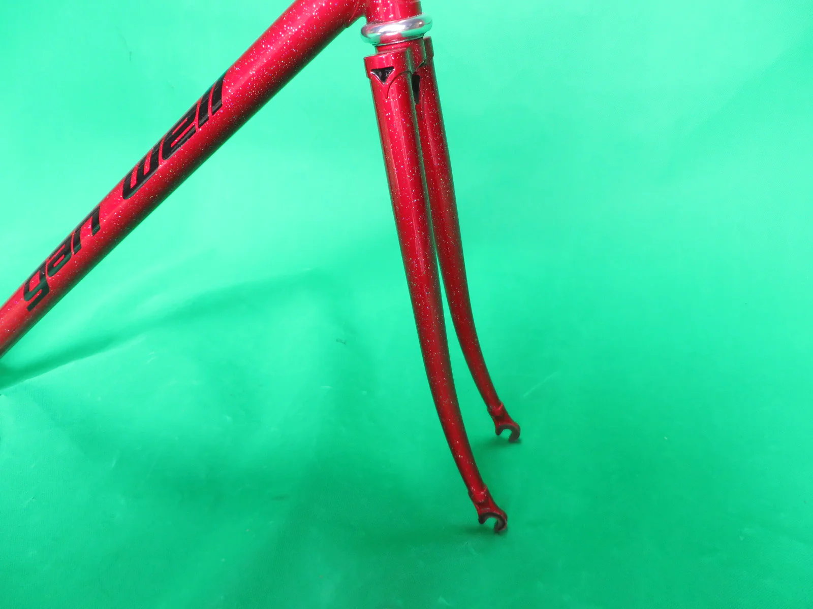 Gan Well Pro // Red Metallic with Rainbow Flake// 54.5cm - Image 10