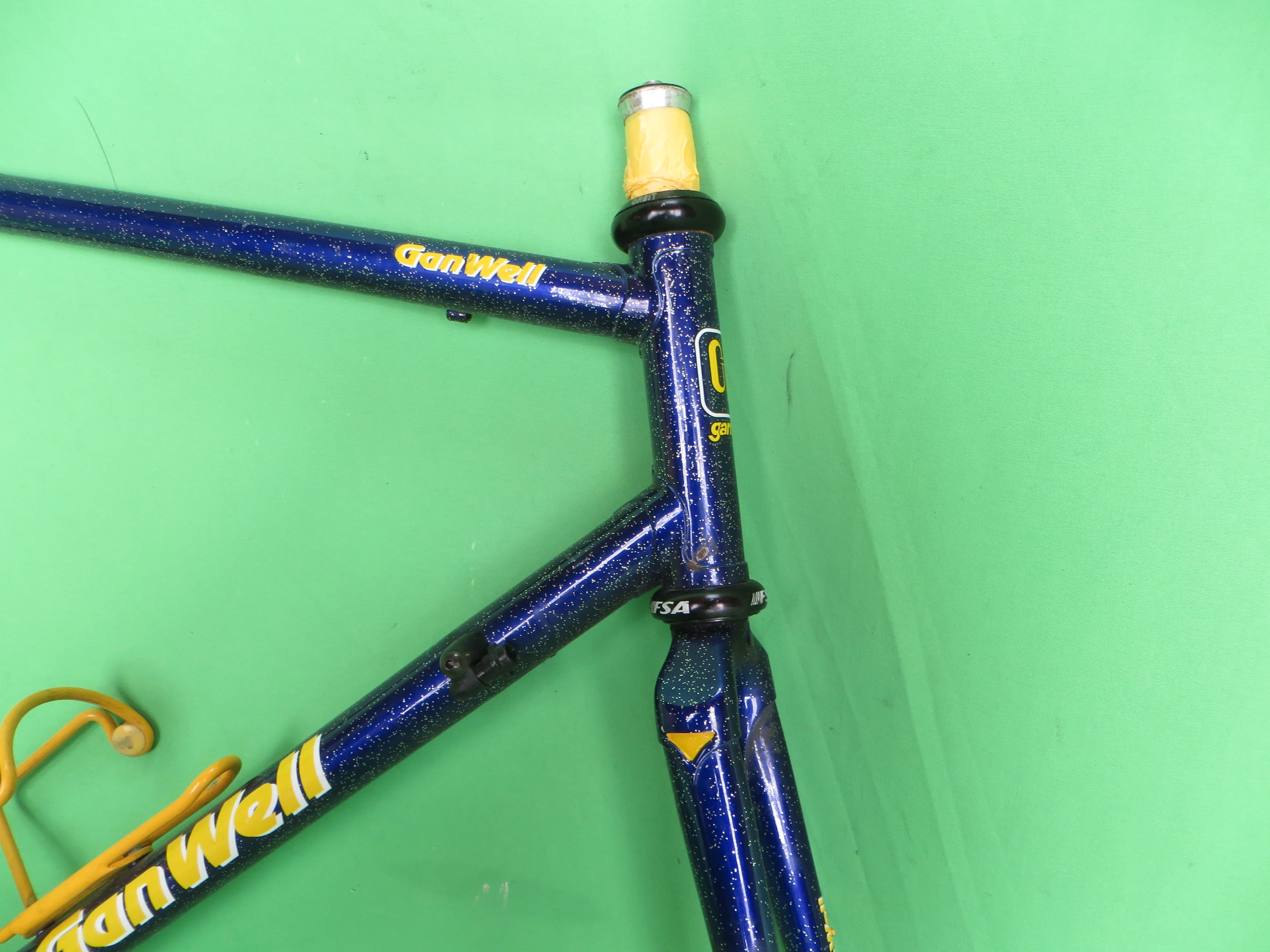 Gan Well Pro Road Frame // Purple with Gold Flake  // 55cm - Image 10