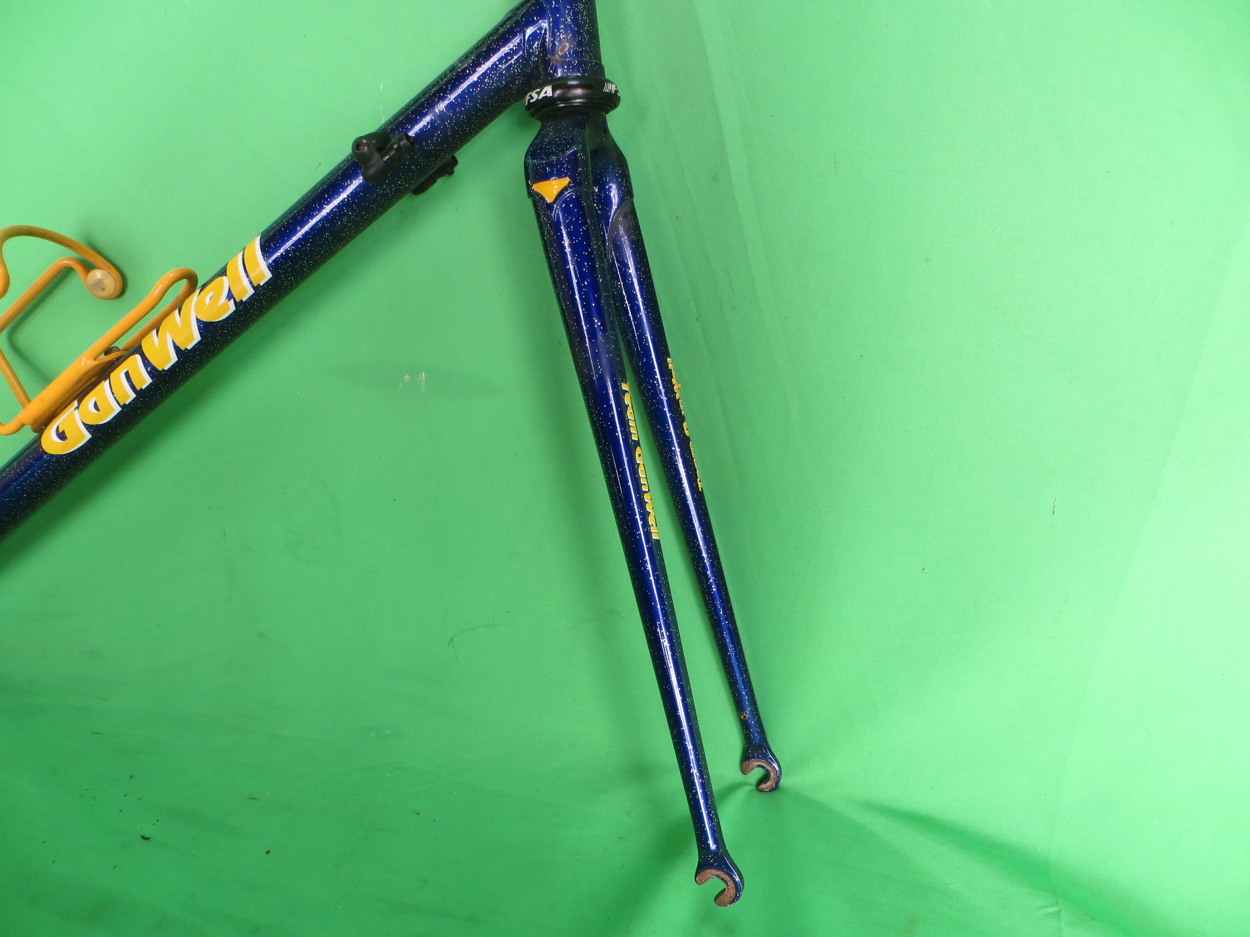 Gan Well Pro Road Frame // Purple with Gold Flake  // 55cm - Image 11