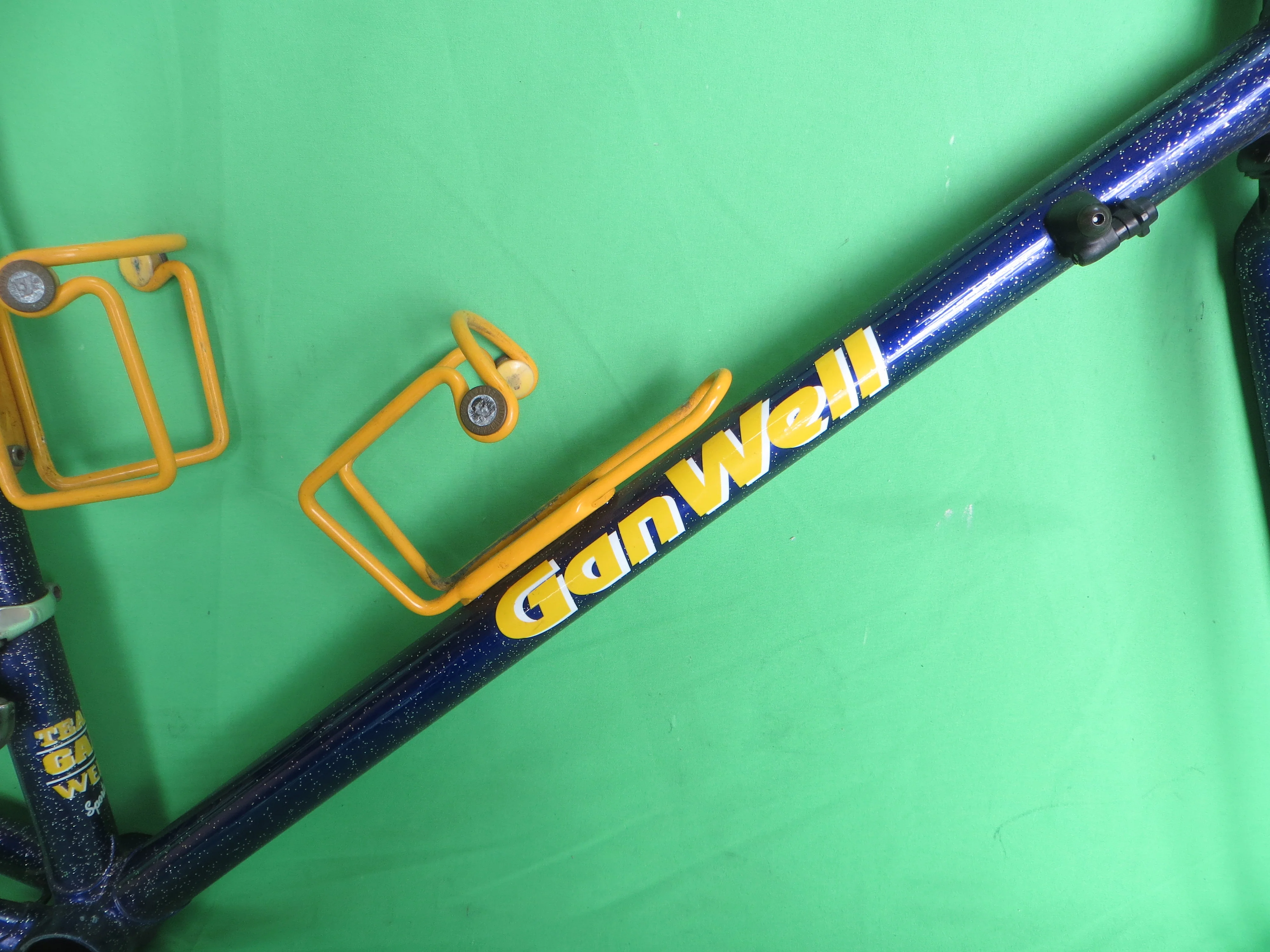 Gan Well Pro Road Frame // Purple with Gold Flake  // 55cm - Image 14