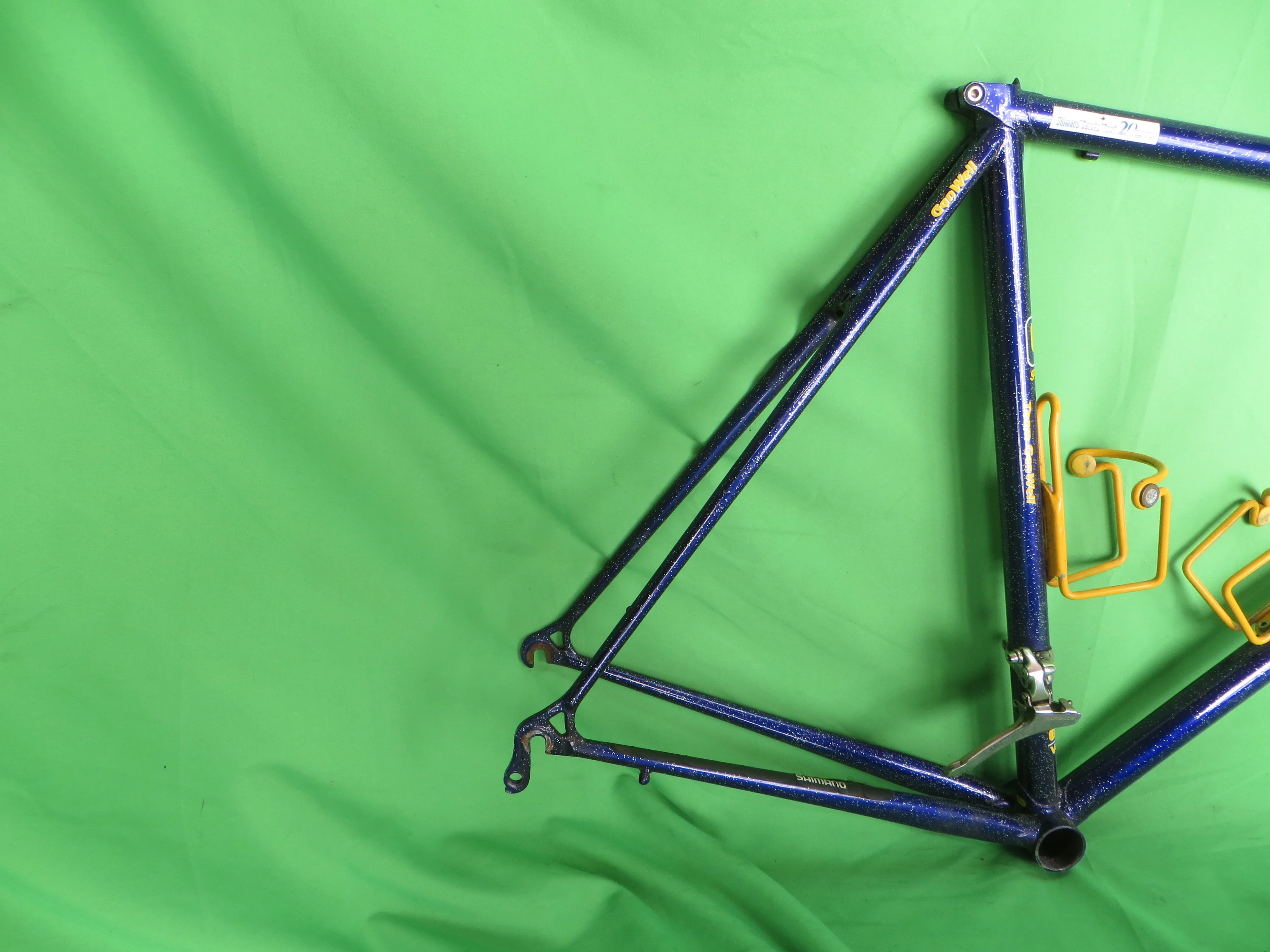 Gan Well Pro Road Frame // Purple with Gold Flake  // 55cm - Image 16