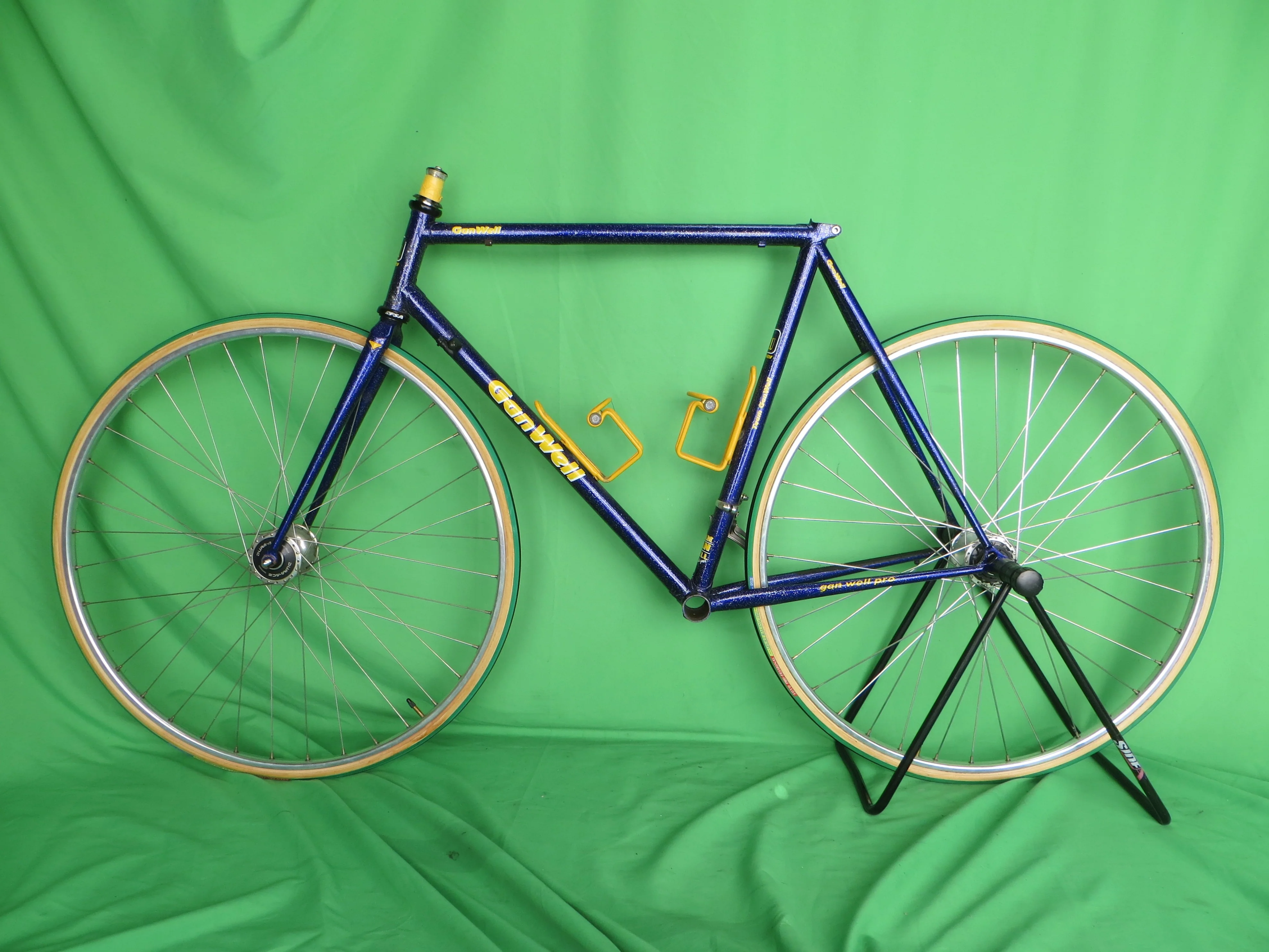 Gan Well Pro Road Frame // Purple with Gold Flake  // 55cm - Image 17