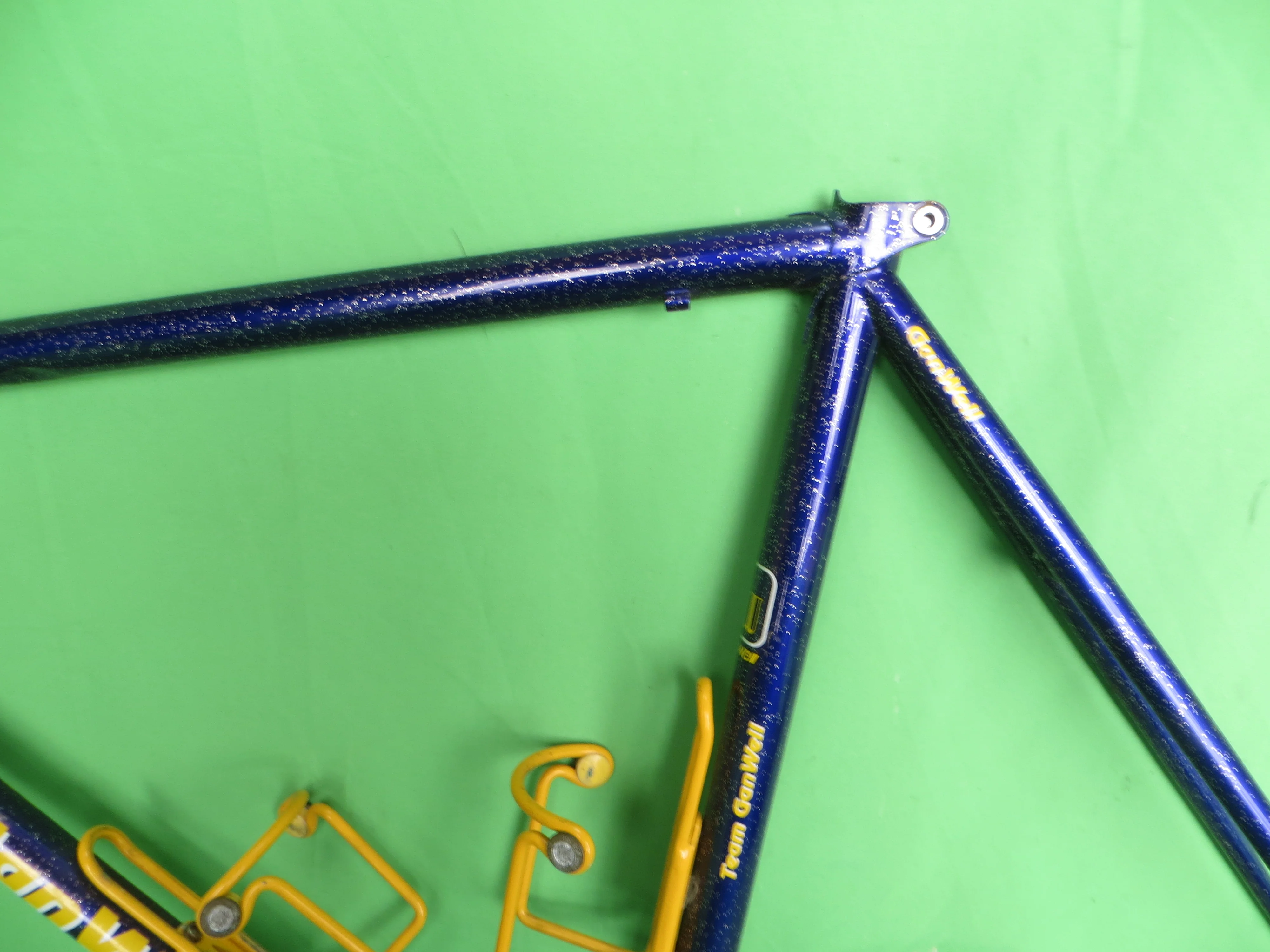 Gan Well Pro Road Frame // Purple with Gold Flake  // 55cm - Image 6