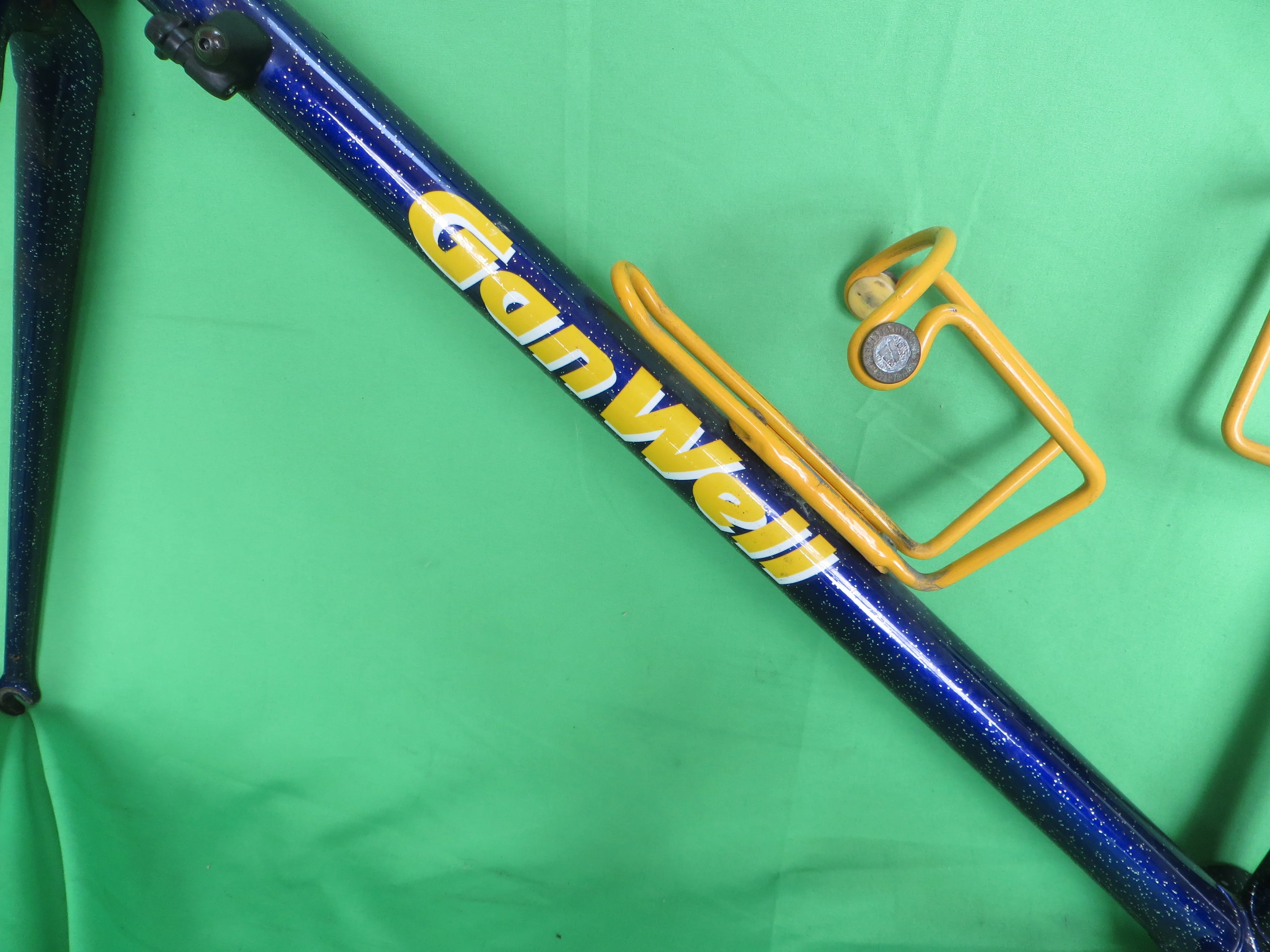 Gan Well Pro Road Frame // Purple with Gold Flake  // 55cm - Image 7
