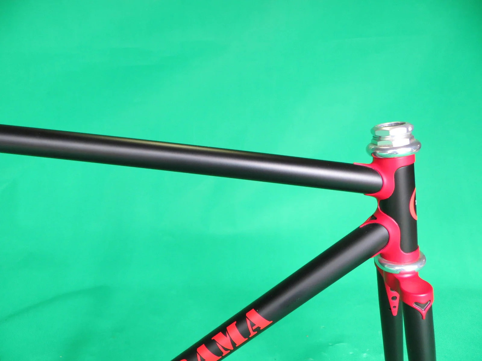 GEORAMA // matte black & red two tone // 49.5cm - Image 11