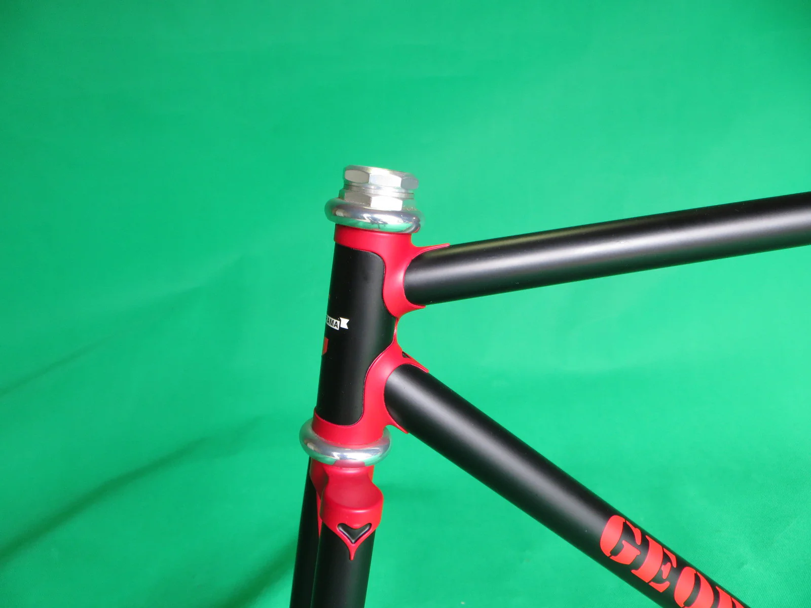 GEORAMA // matte black & red two tone // 49.5cm - Image 2