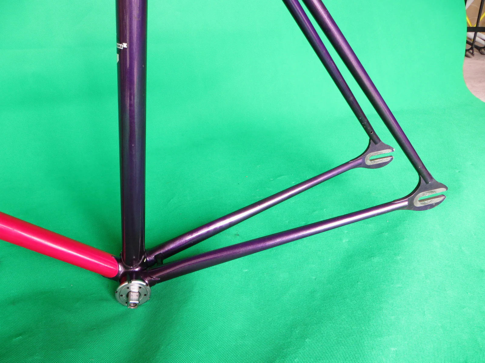 GEORAMA // ruby pink + dark purple metallic two tone // 53cm - Image 7