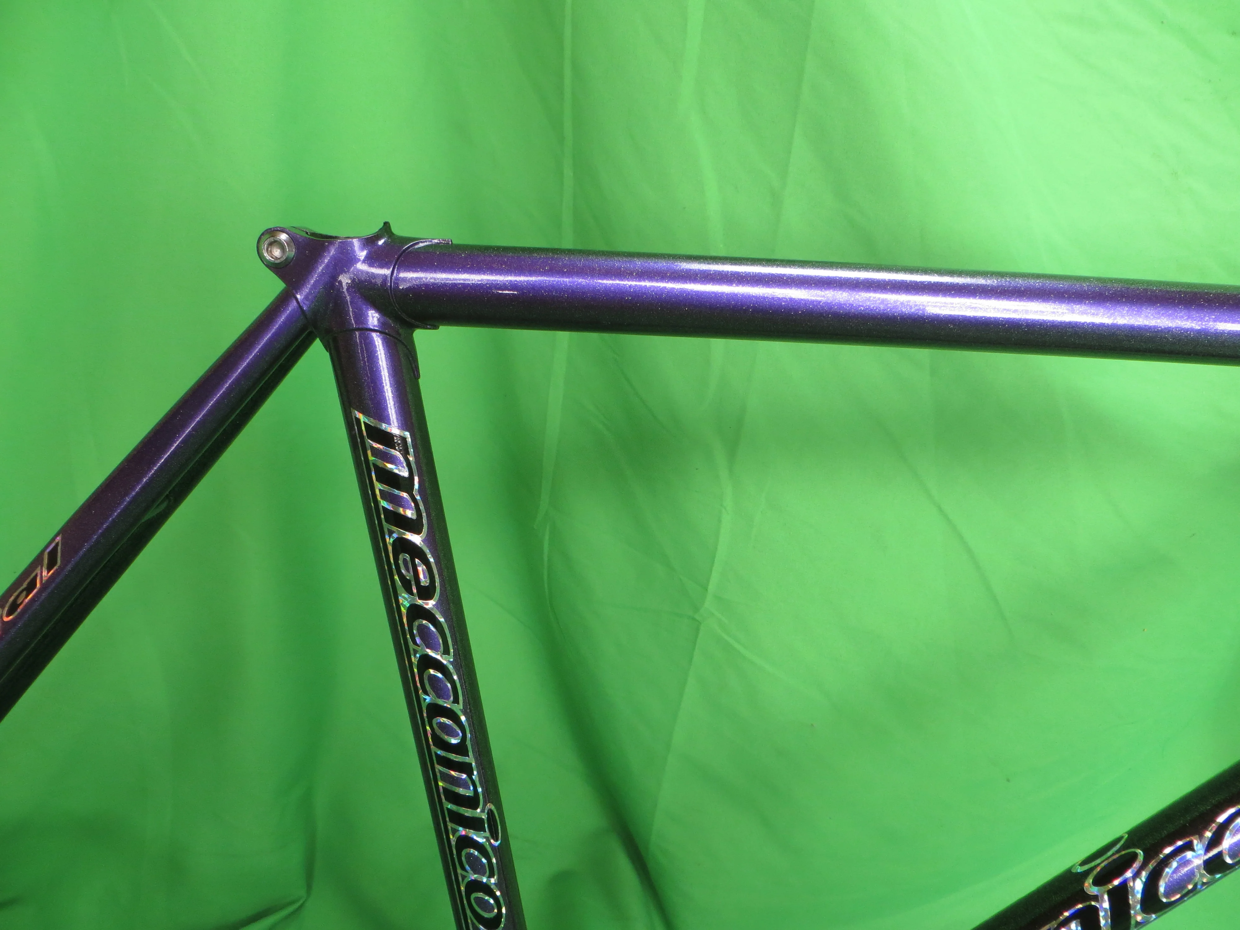 GIRO Columbus Max Fork // Purple Metallic / Clear Black Fade with Silver Fine Flake // 46.5cm - Image 12