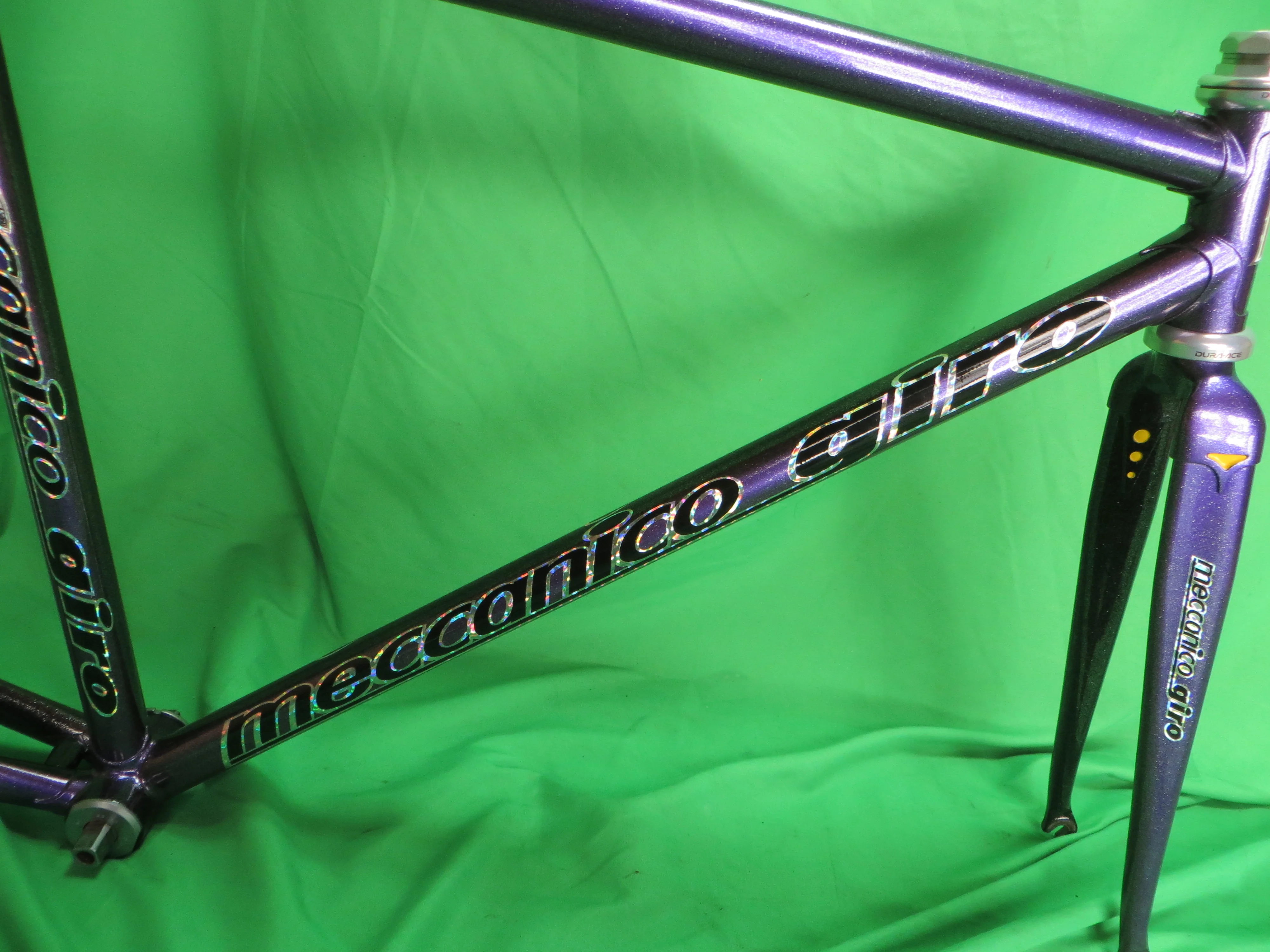 GIRO Columbus Max Fork // Purple Metallic / Clear Black Fade with Silver Fine Flake // 46.5cm - Image 13