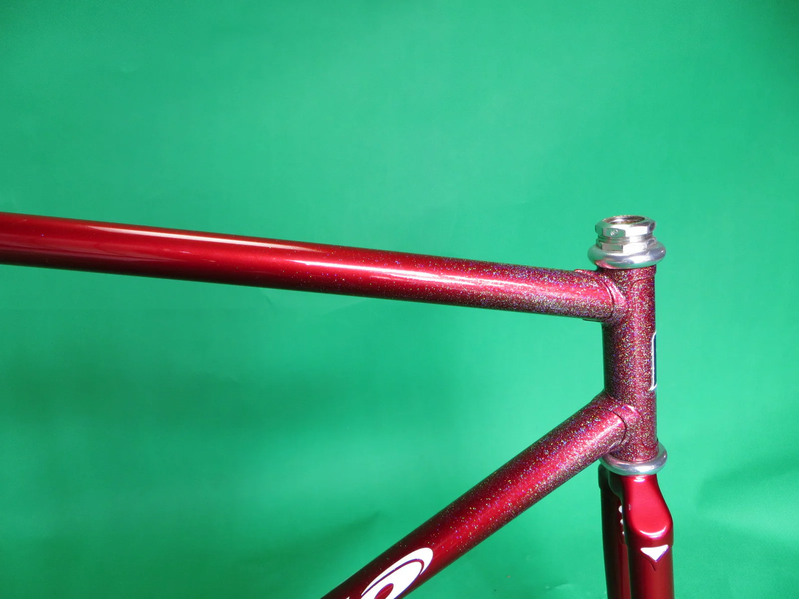 GIRO // red metallic rainbow flake // 54cm - Image 11